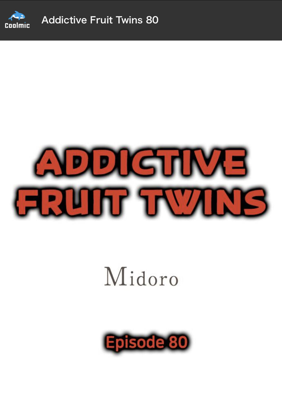 Addictive Fruit Twins - Chapter 80