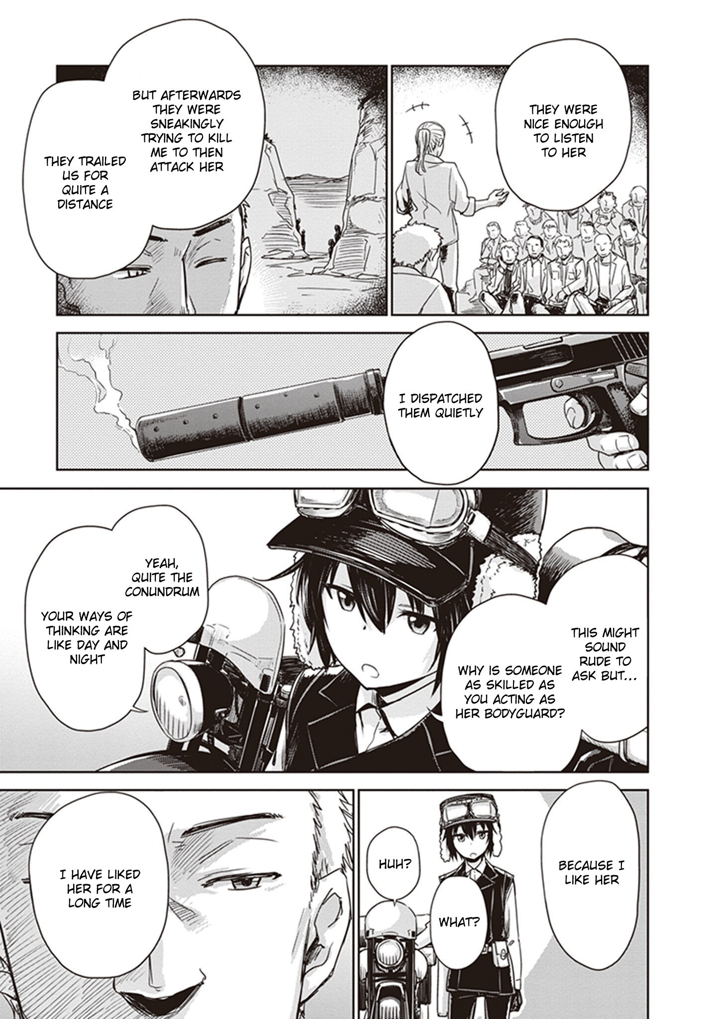 Kino's Journey (Gou) - Vol.3 Chapter 12: Her Journey - Love And Bullets -