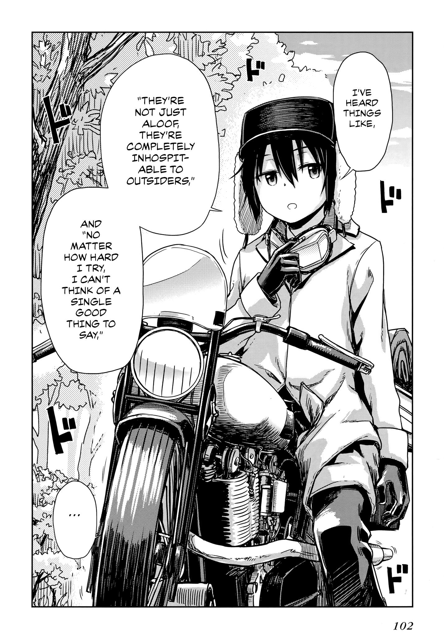 Kino's Journey (Gou) - Vol.1 Chapter 4: A Kind Land.a -Tomorrow Never Comes.-