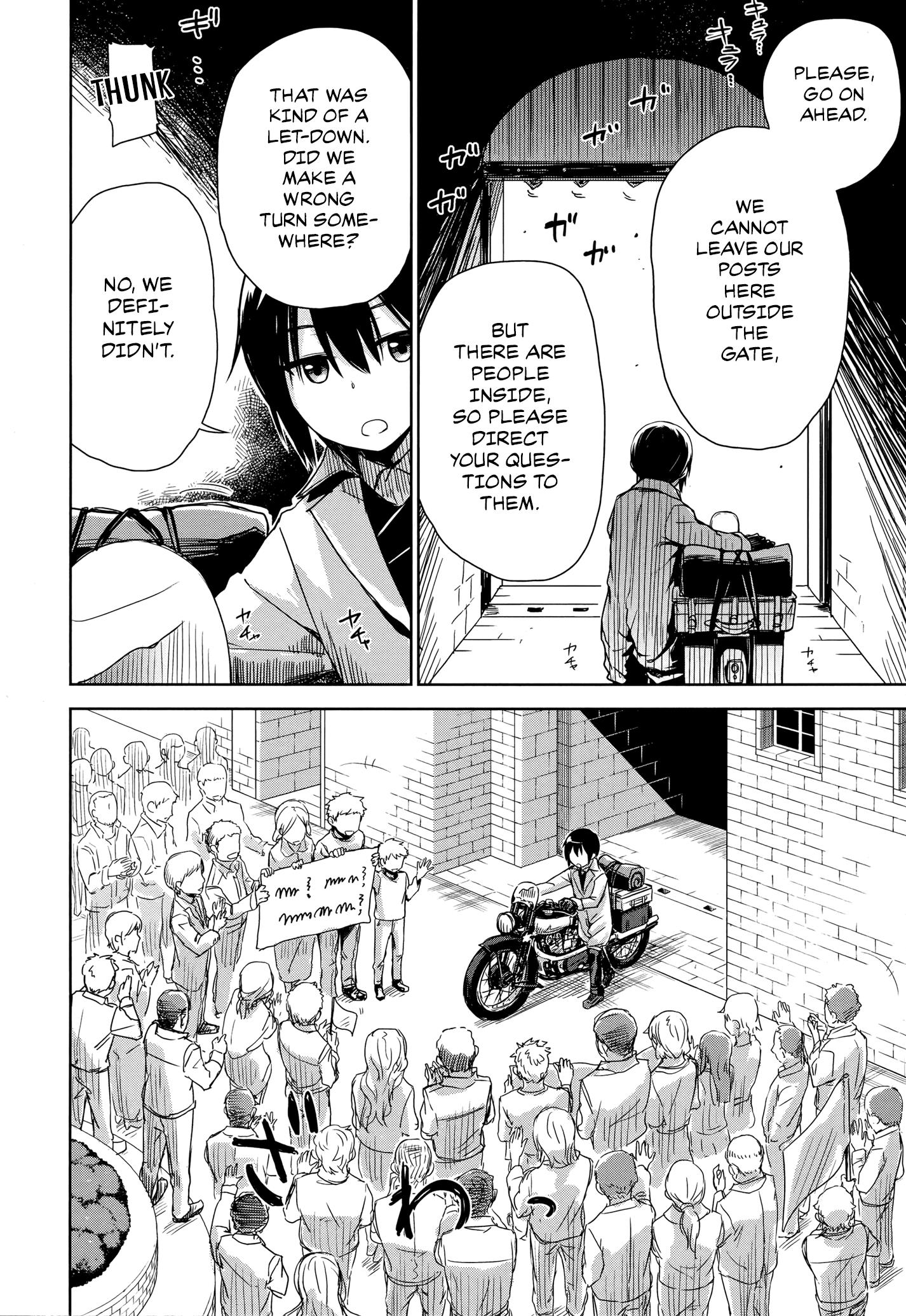 Kino's Journey (Gou) - Vol.1 Chapter 4: A Kind Land.a -Tomorrow Never Comes.-