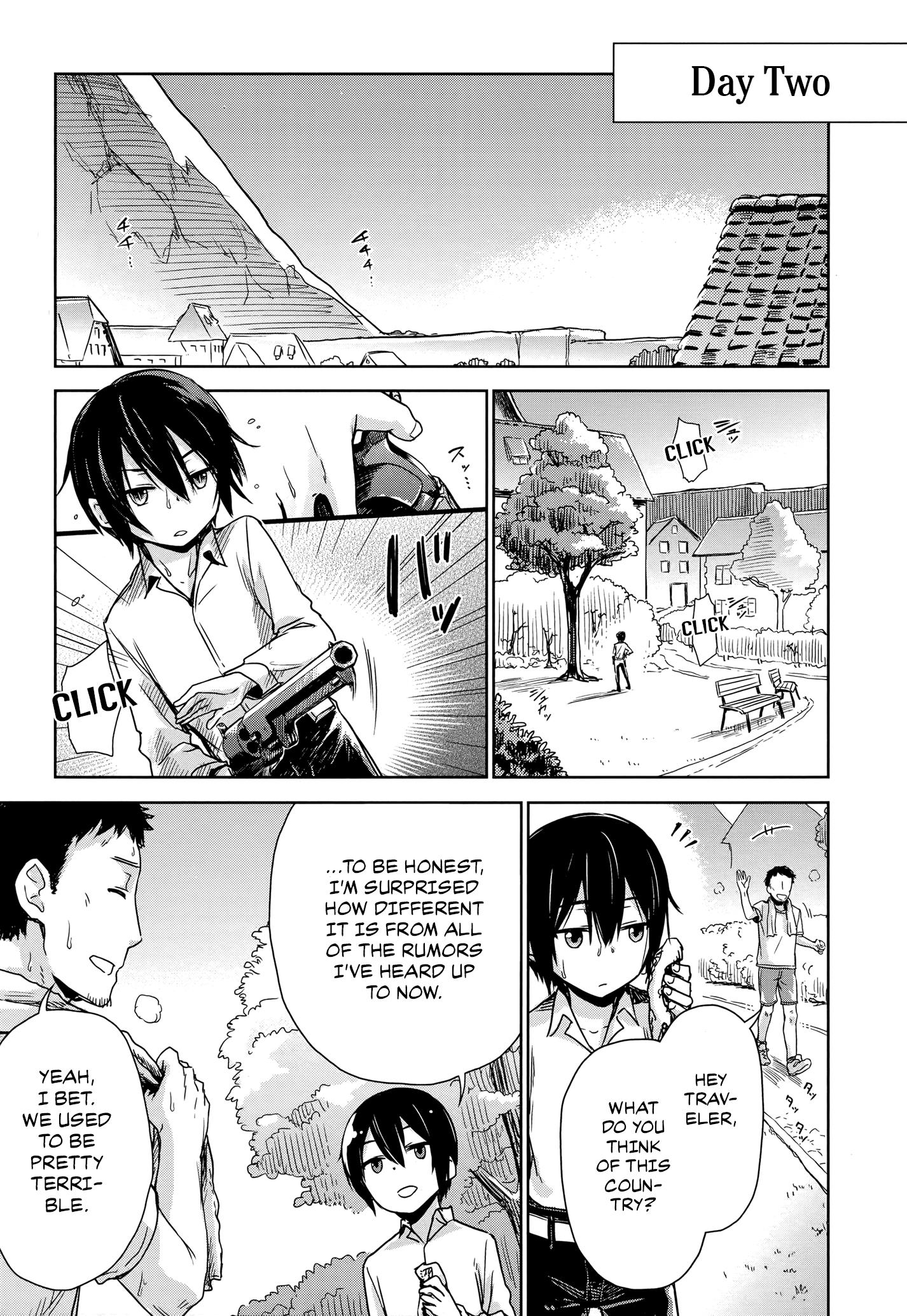 Kino's Journey (Gou) - Vol.1 Chapter 4: A Kind Land.a -Tomorrow Never Comes.-