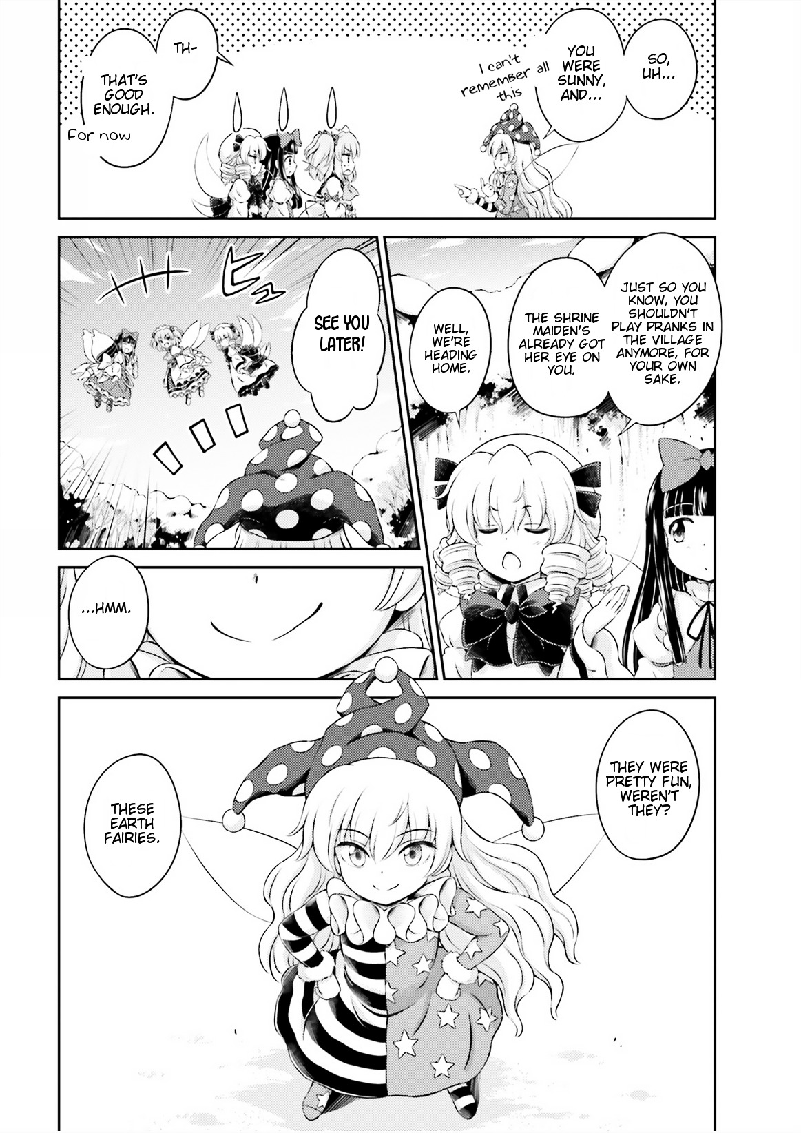 Touhou Sangetsuei ~ Visionary Fairies In Shrine - Chapter 1 : The Fairies Who Move The Shrine