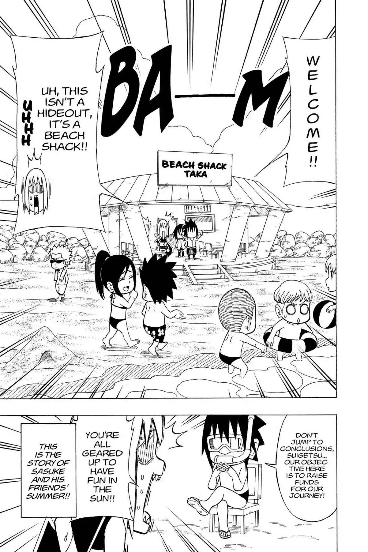 Naruto: Chibi Sasuke's Sharingan Legend - Chapter 17: Beach Shack Taka