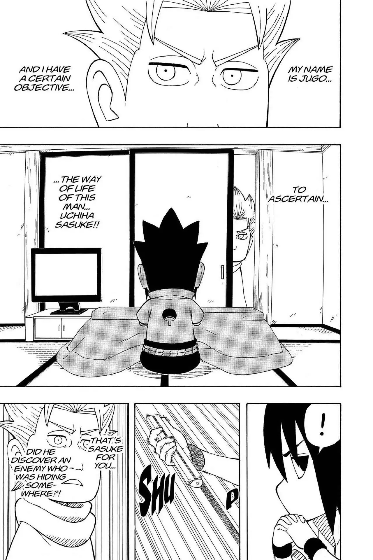 Naruto: Chibi Sasuke's Sharingan Legend - Chapter 22: I Am Jugo