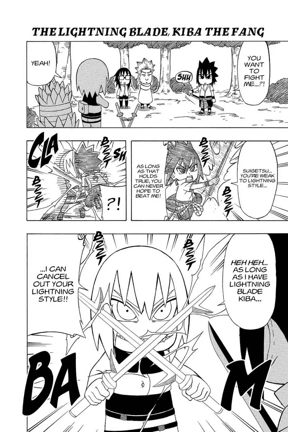 Naruto: Chibi Sasuke's Sharingan Legend - Chapter 21: Sasuke Vs. Suigetsu!!