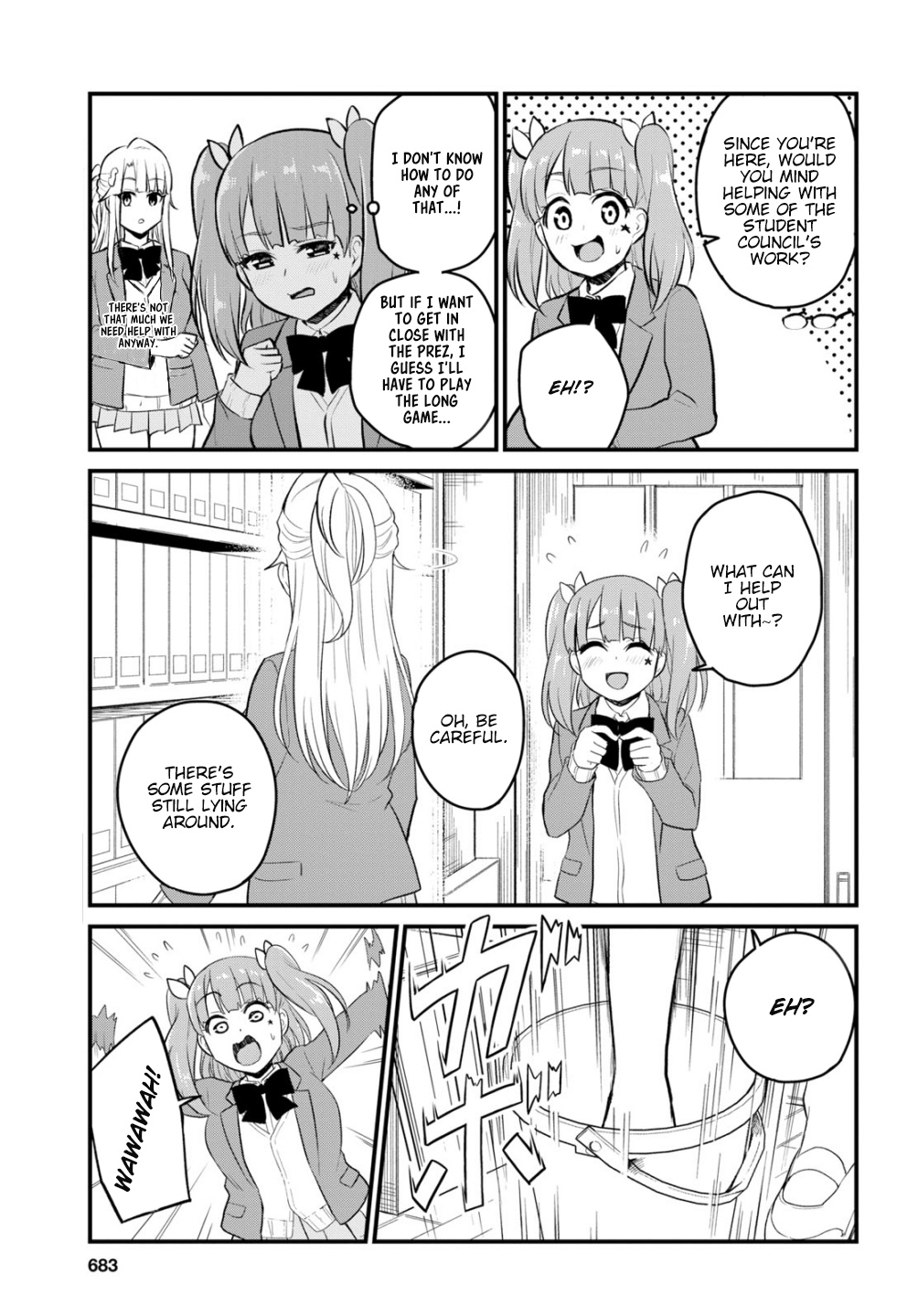 Hajimete No Gal - Chapter 85: First Student Council Visit