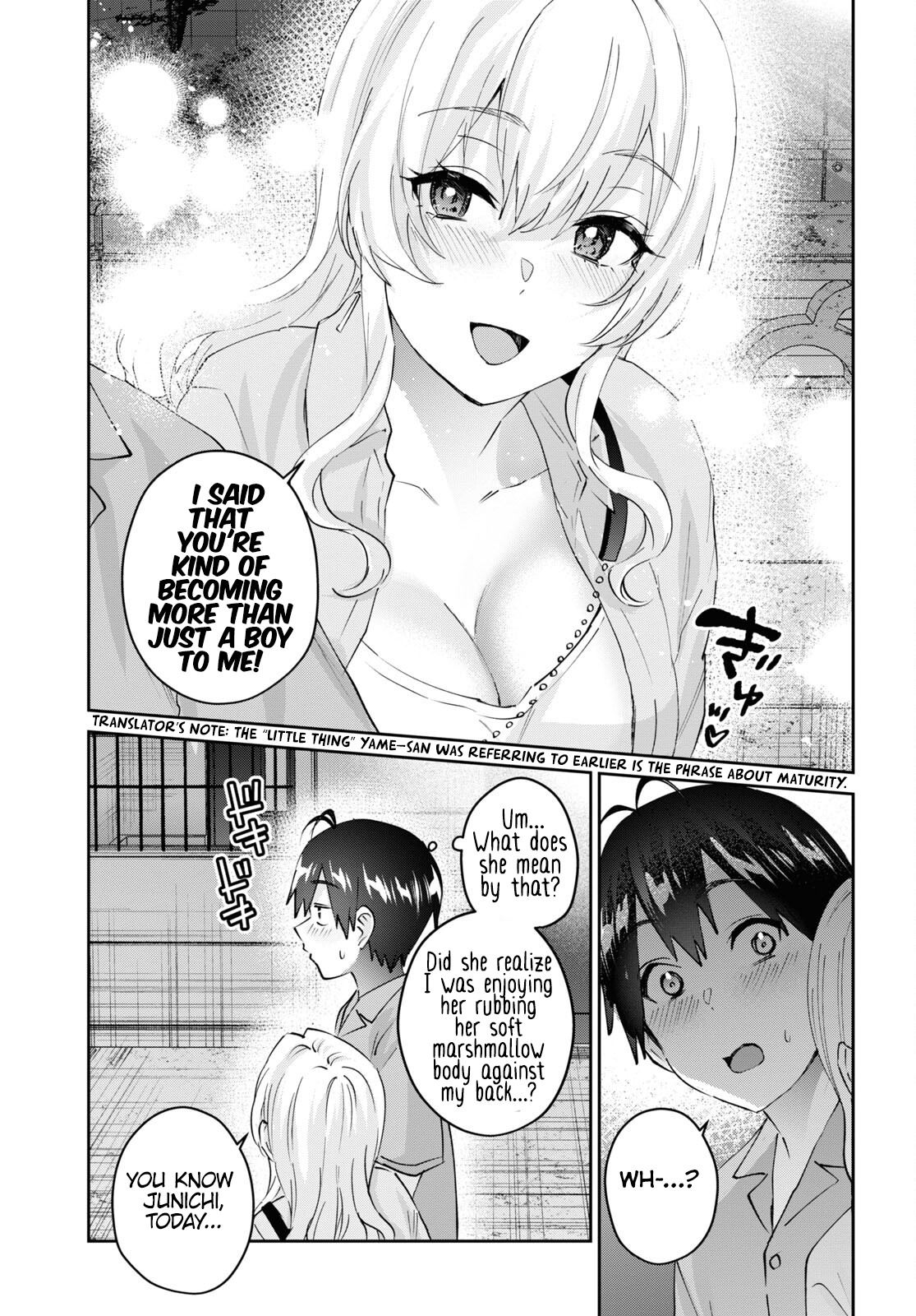 Hajimete No Gal - Chapter 172: My First Pyggyback