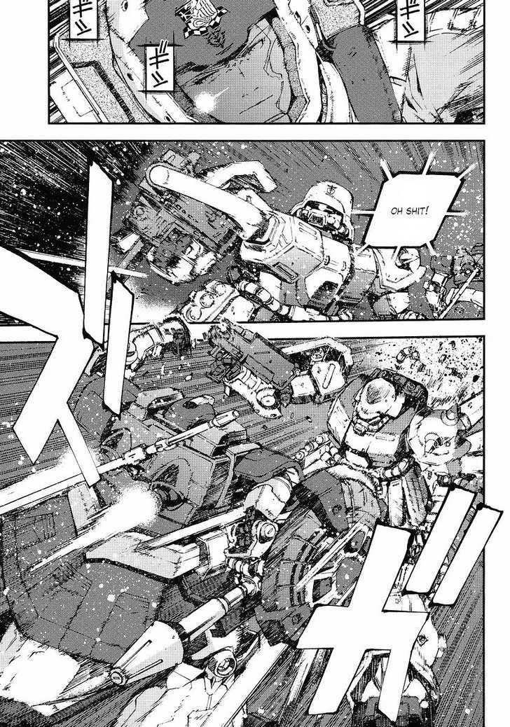 Kidou Senshi Gundam: Giren Ansatsu Keikaku - Vol.4 Chapter 24 : War Report 1