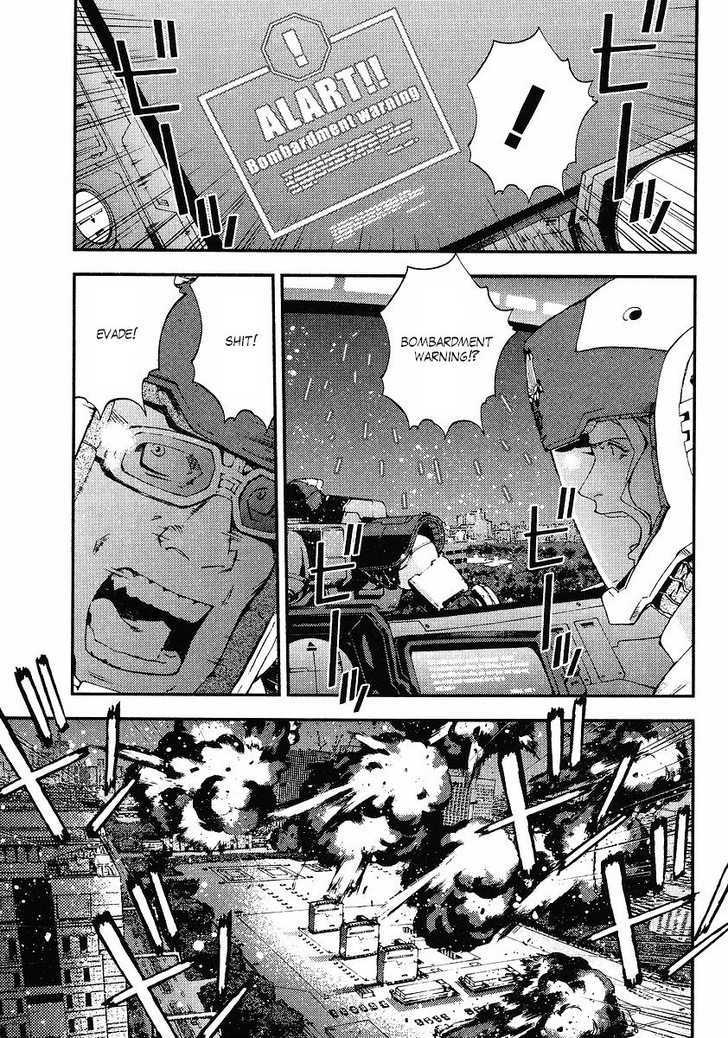 Kidou Senshi Gundam: Giren Ansatsu Keikaku - Vol.4 Chapter 24 : War Report 1