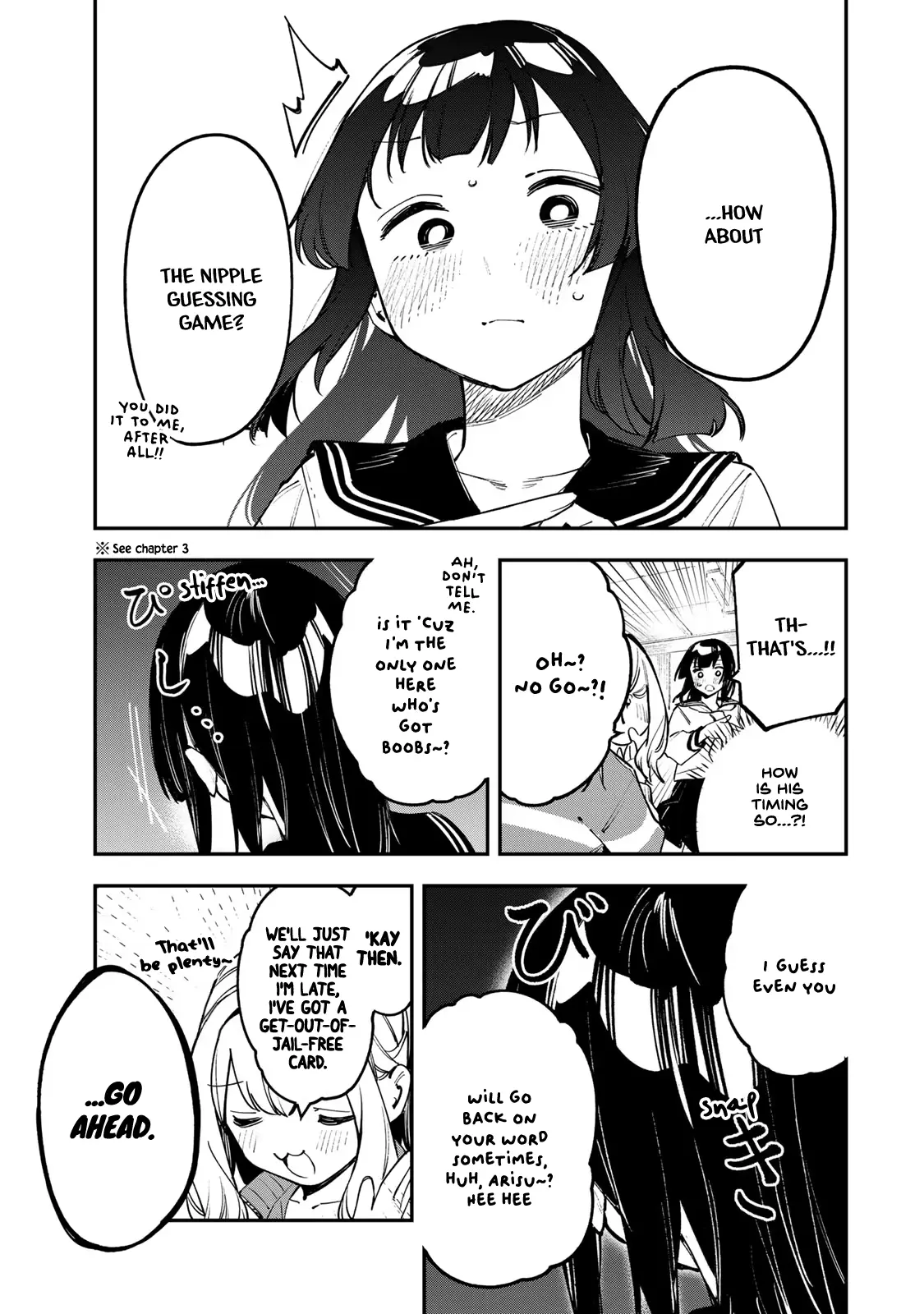 Seitokai Ni Mo Ana Wa Aru! - Vol.4 Chapter 49: Arisu In: No Bra-Nd (Part 1)