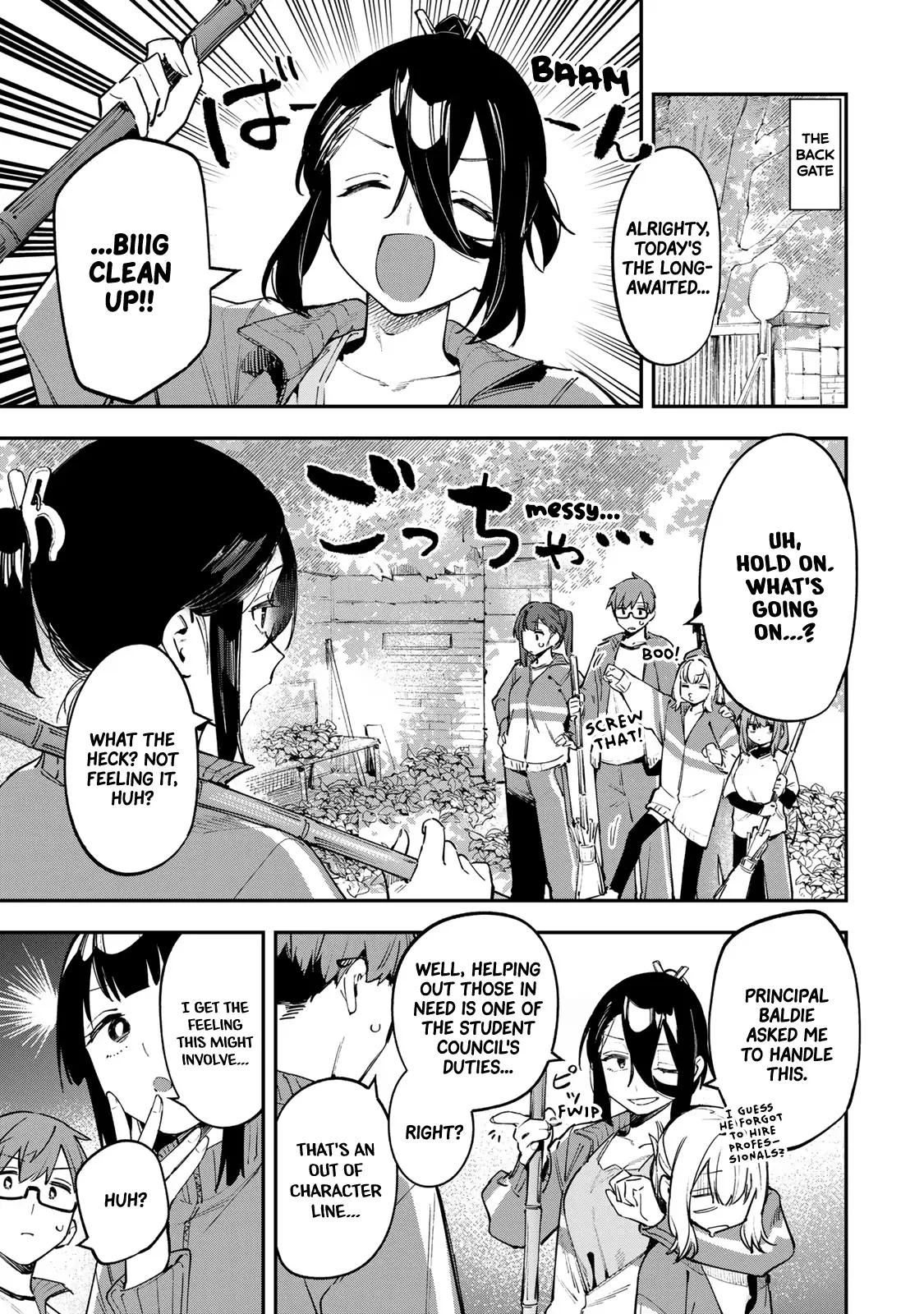 Seitokai Ni Mo Ana Wa Aru! - Vol.4 Chapter 46: Cleaning And Boobs