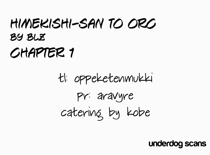 Himekishi-San To Orc - Chapter 0 : Chapter 0