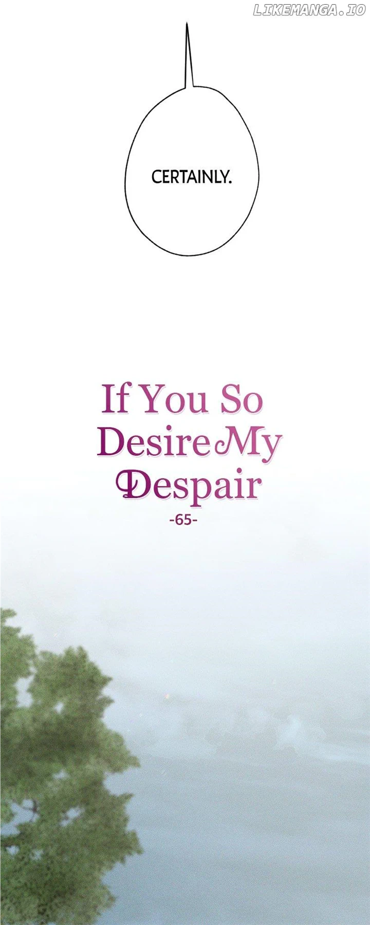 If You Wish For My Despair - Chapter 65