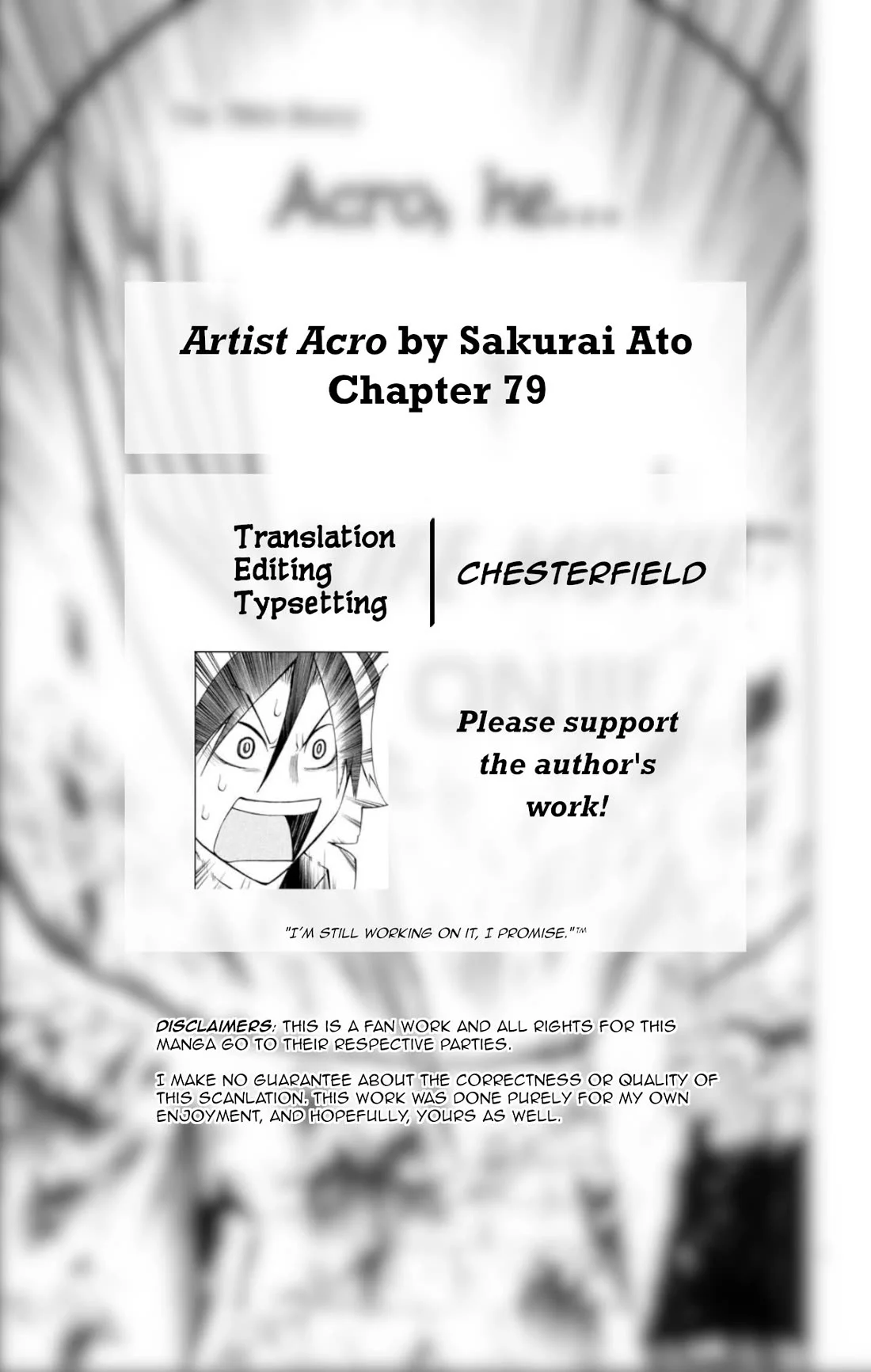 Artist Acro - Chapter 79: Acro, He...