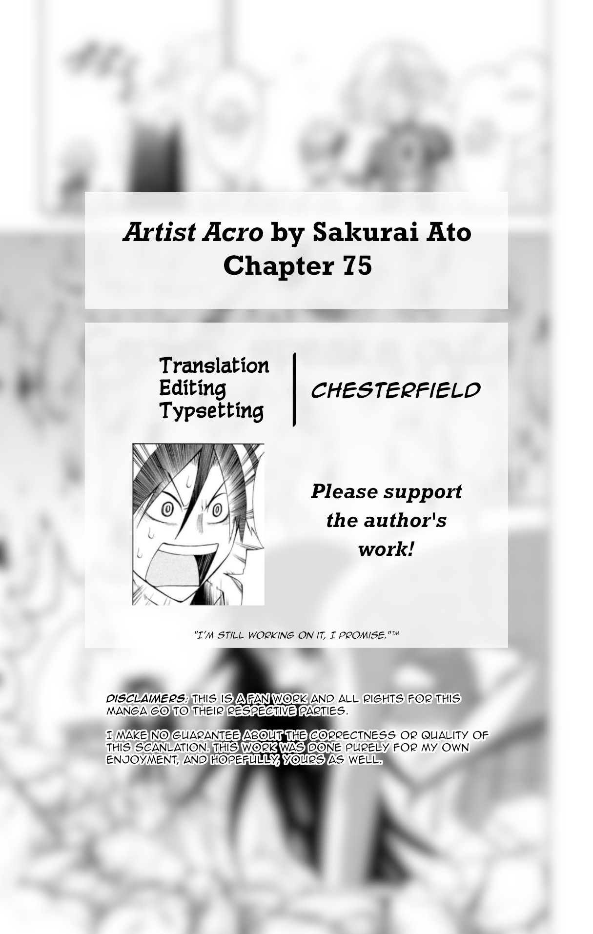 Artist Acro - Vol.9 Chapter 75: Crown, Speaks Out