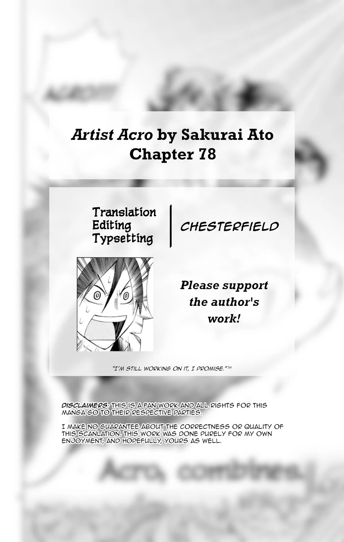 Artist Acro - Chapter 78: Acro, Combines