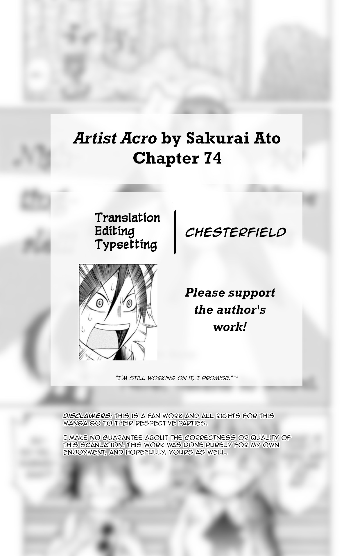 Artist Acro - Vol.9 Chapter 74: Nene, Hears The Sound