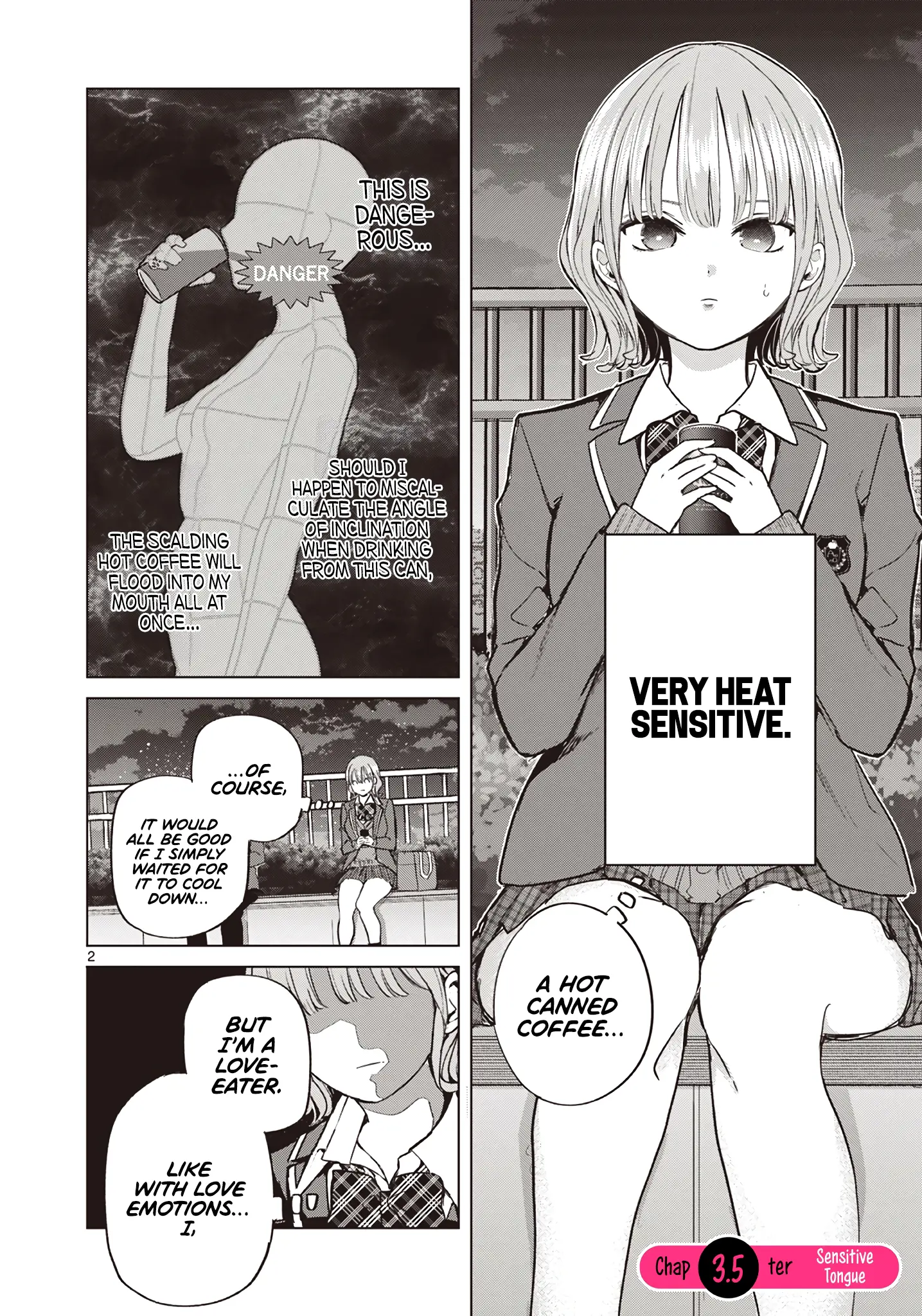 Love-Eating Girl - Chapter 3.5: Sensitive Tongue