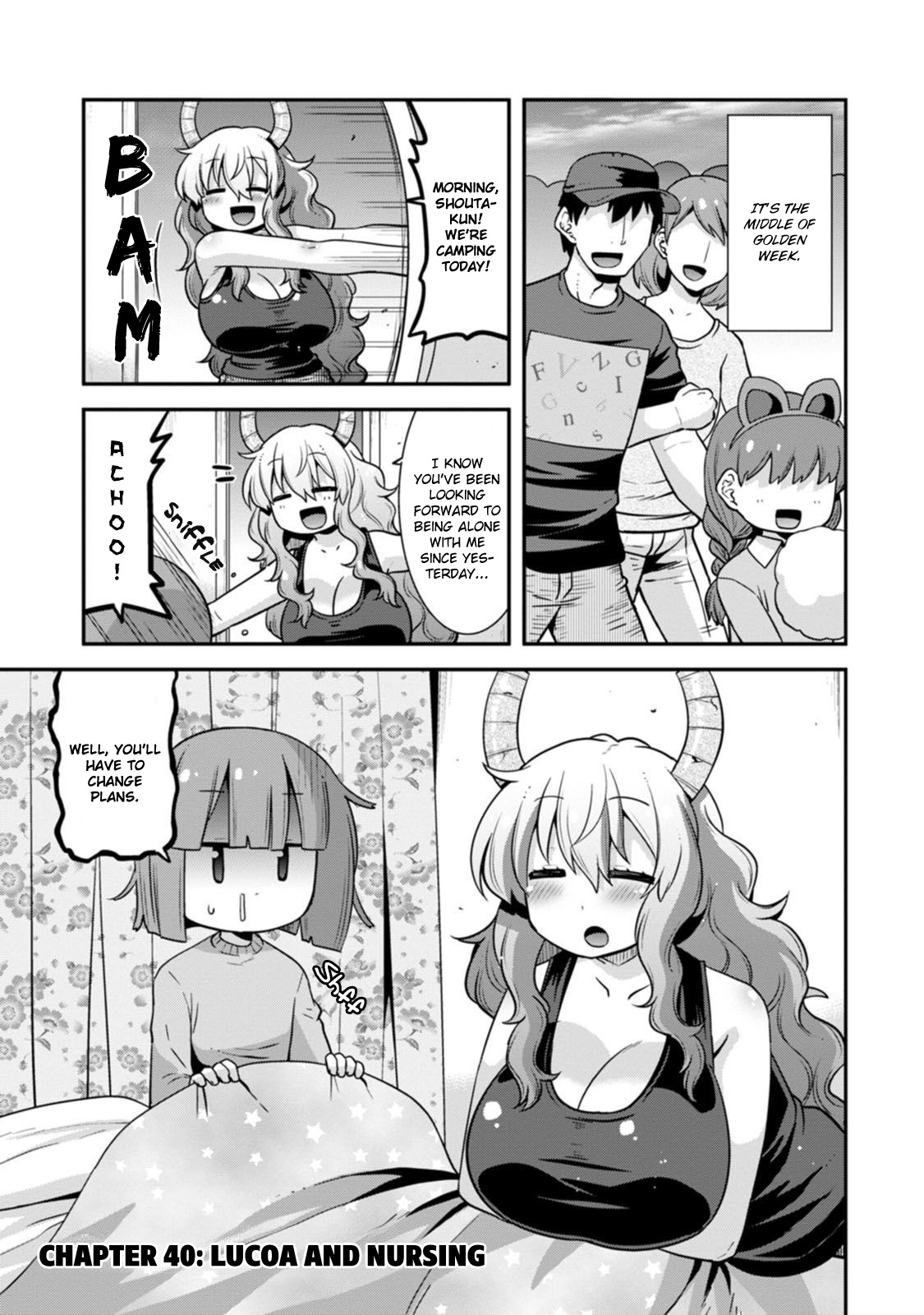 Miss Kobayashi's Dragon Maid: Lucoa Is My Xx - Vol.5 Chapter 40: Lucoa And Nursing