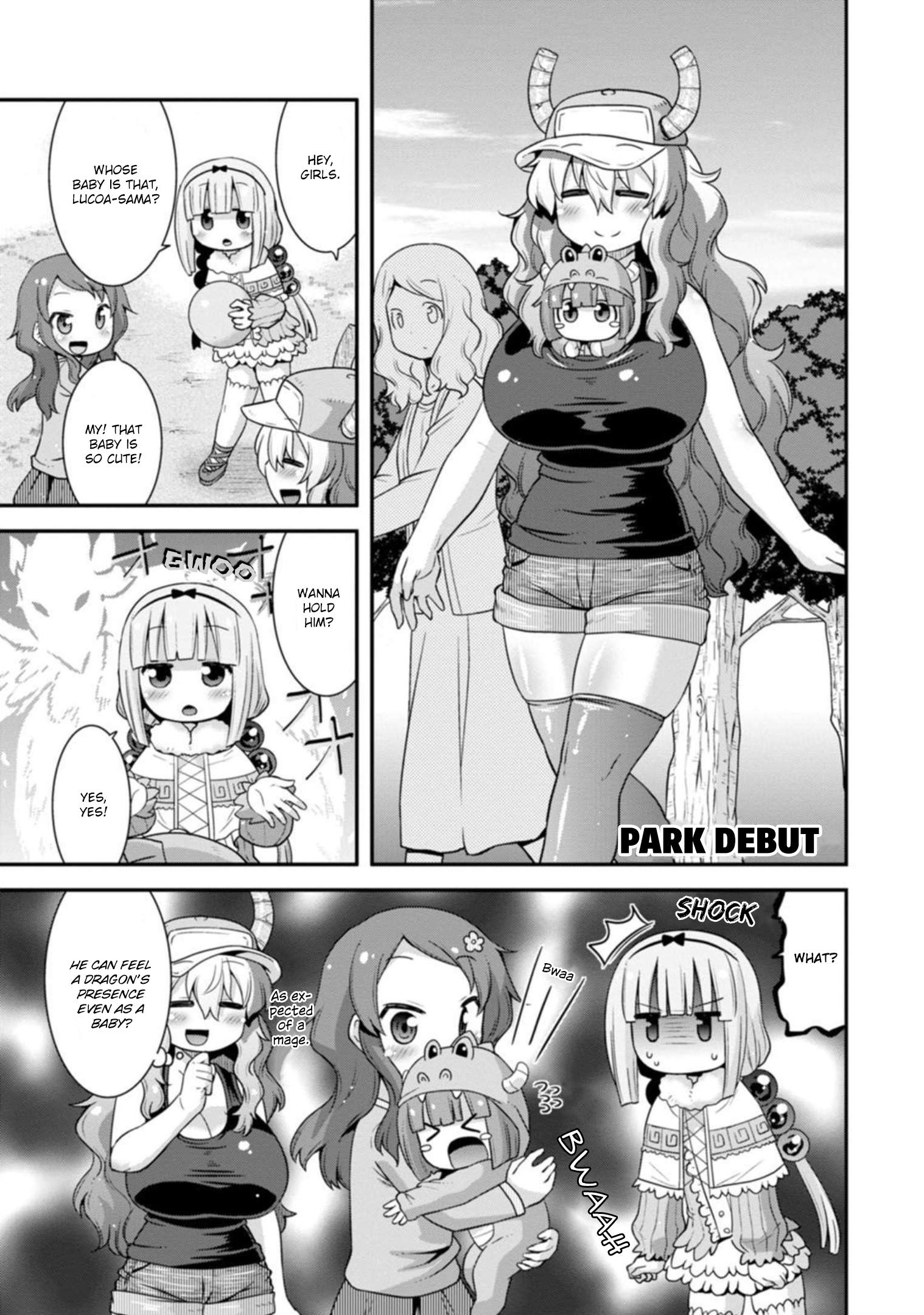 Miss Kobayashi's Dragon Maid: Lucoa Is My Xx - Vol.4 Chapter 34: Lucoa And The Baby