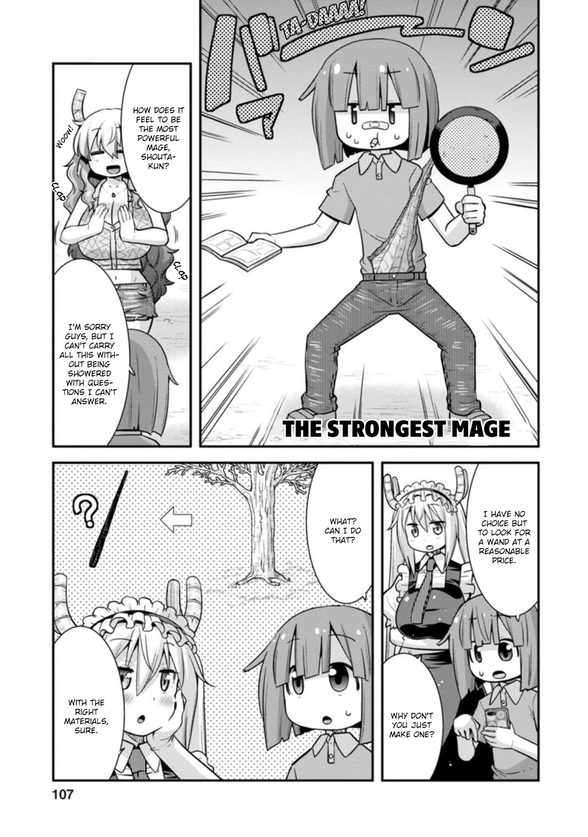 Miss Kobayashi's Dragon Maid: Lucoa Is My Xx - Chapter 33: Shouta And The Wand