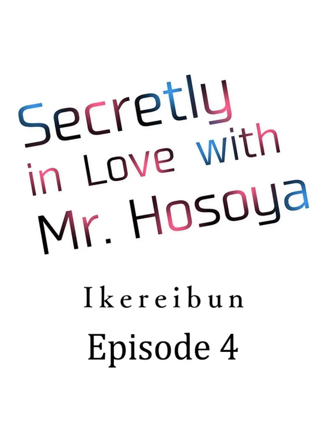 Hosoya Senpai's Keen Eyes - Chapter 4