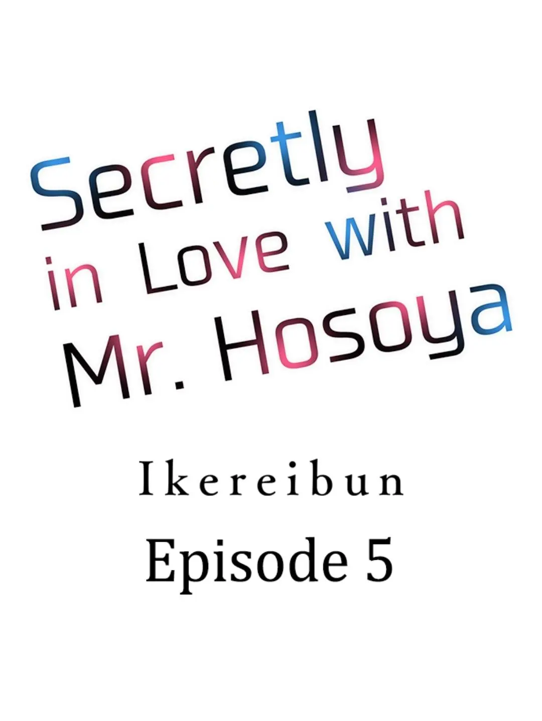 Hosoya Senpai's Keen Eyes - Chapter 5