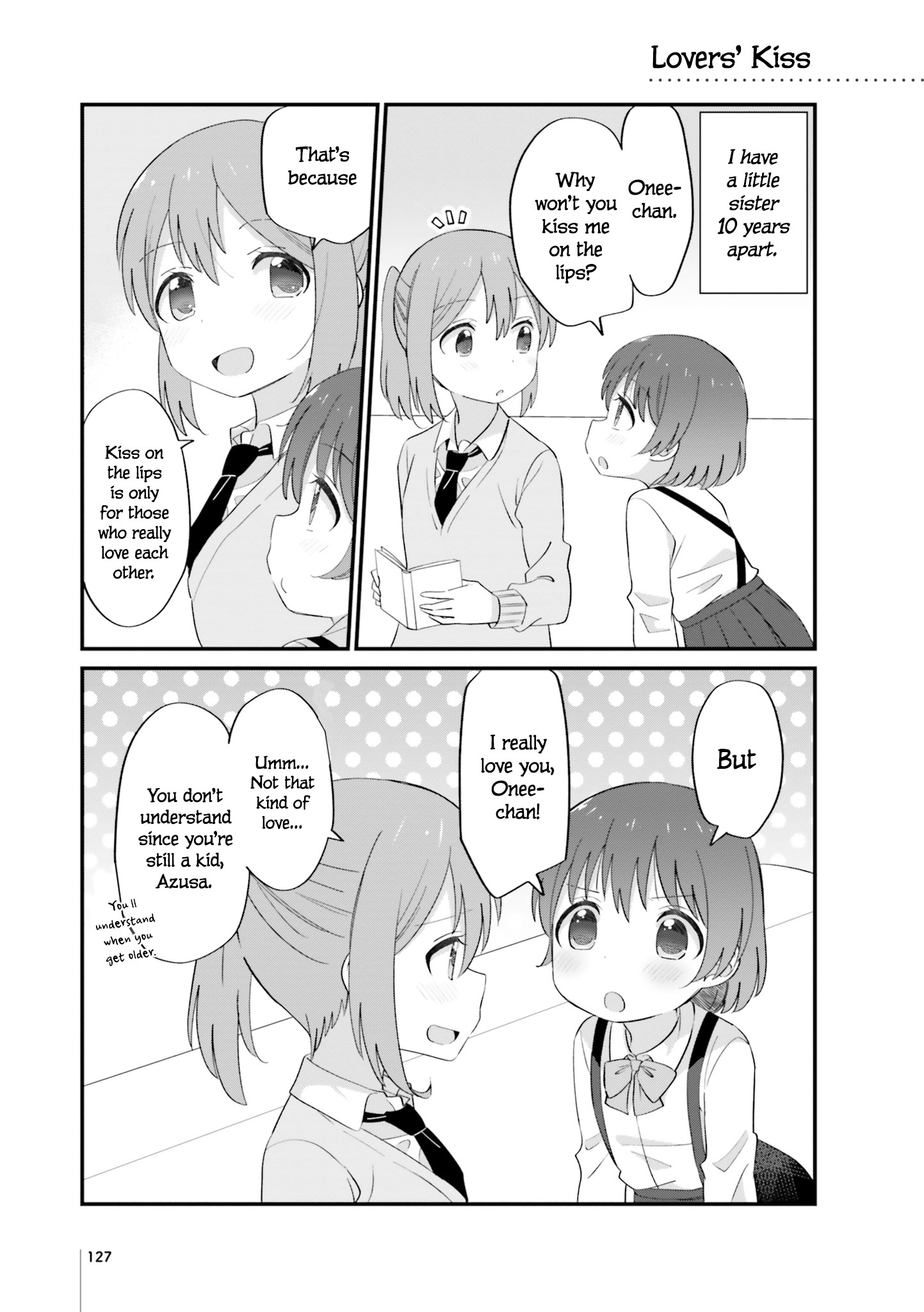 The Age Gap Sister Is At That Age - Vol.1 Chapter 33: Lovers' Kiss