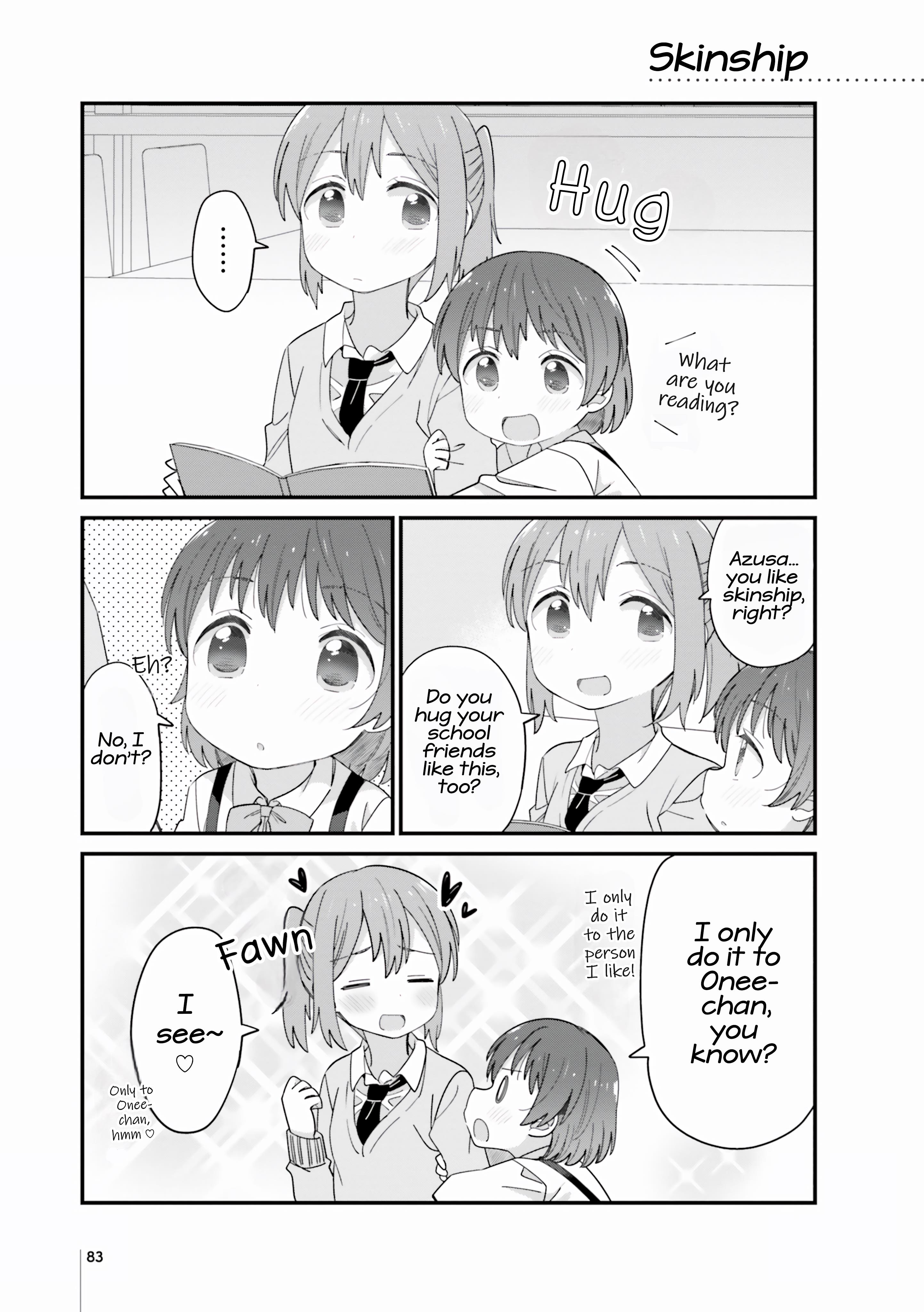 The Age Gap Sister Is At That Age - Vol.1 Chapter 21: Skinship