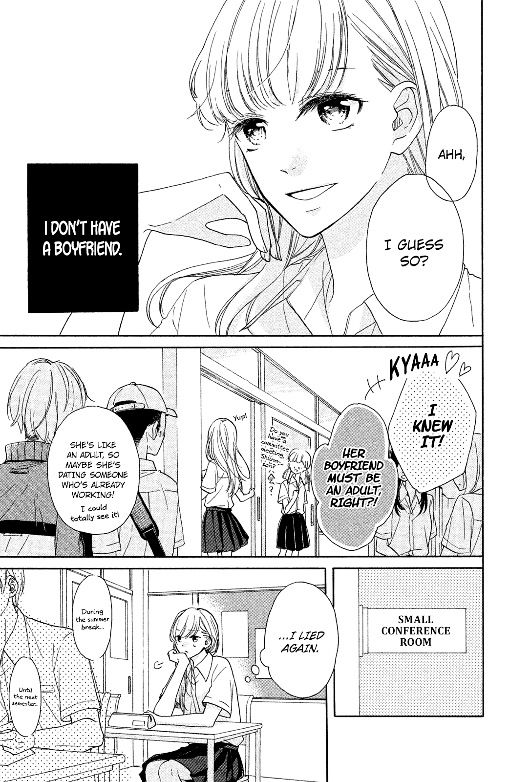 Can I Kiss You Tomorrow? - Chapter 3: Isumi-Senpai Is A Jerk!