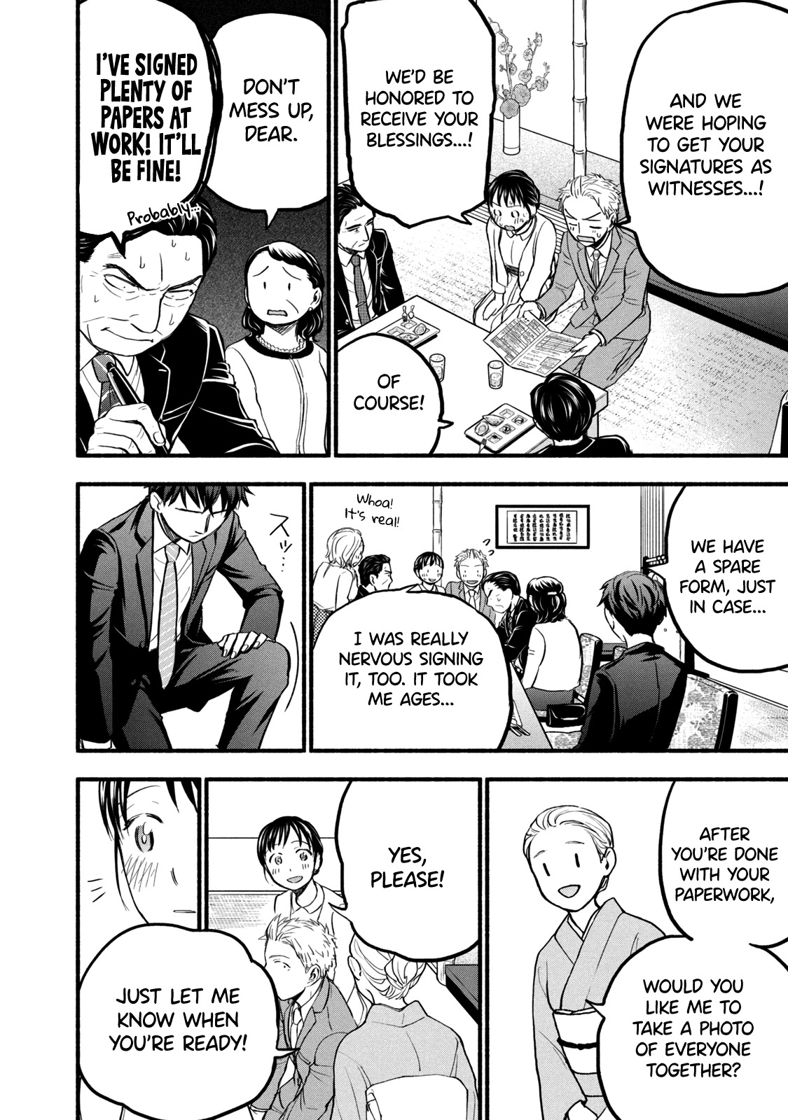 Ase To Sekken - Chapter 85: The Day We Become Family ①