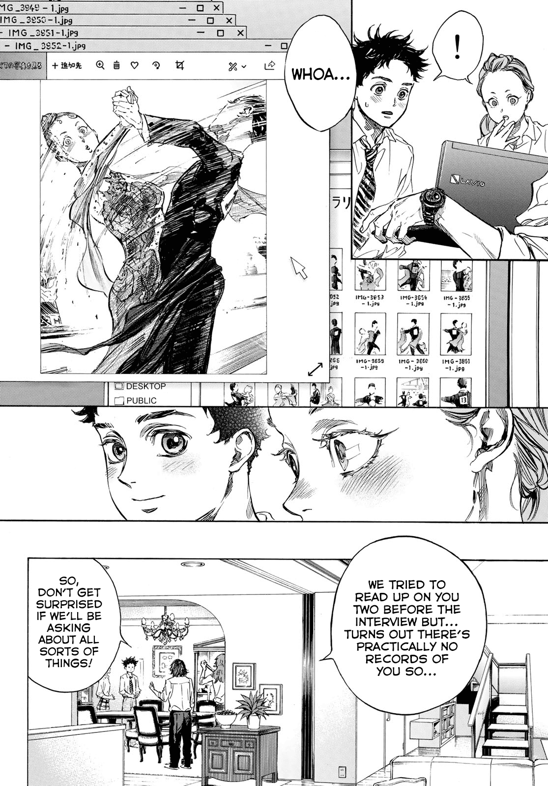 Ballroom E Youkoso - Chapter 56: The Gazing One