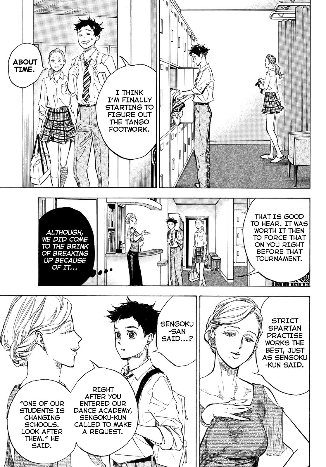 Ballroom E Youkoso - Chapter 57: White Tear