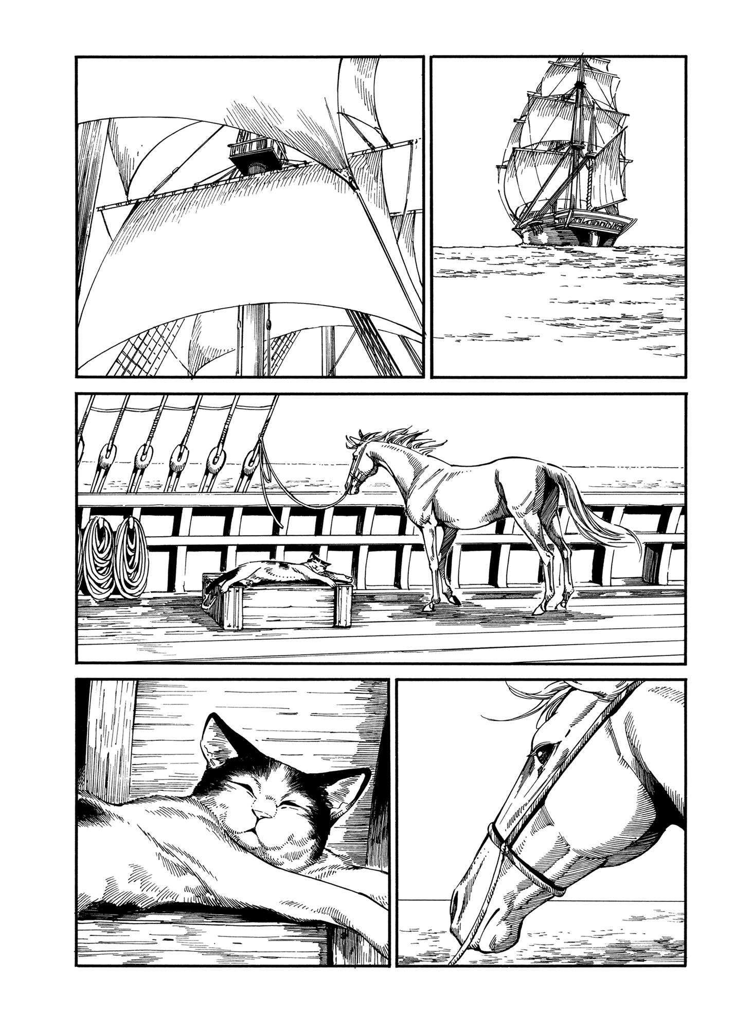 Otoyomegatari - Chapter 105: The Cat Aboard