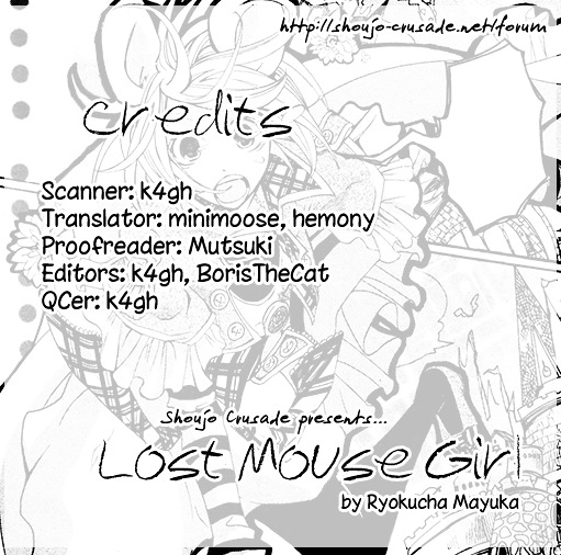 Lost Mouse Girl - Chapter 0 : [Oneshot]