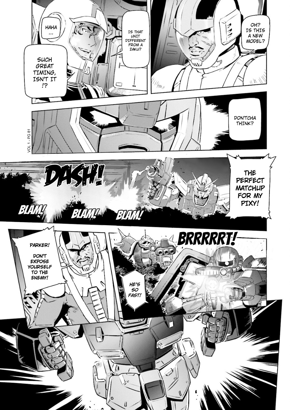 Mobile Suit Gundam Side Story - Missing Link - Vol.1 Chapter 3: Jaburo Stained Red