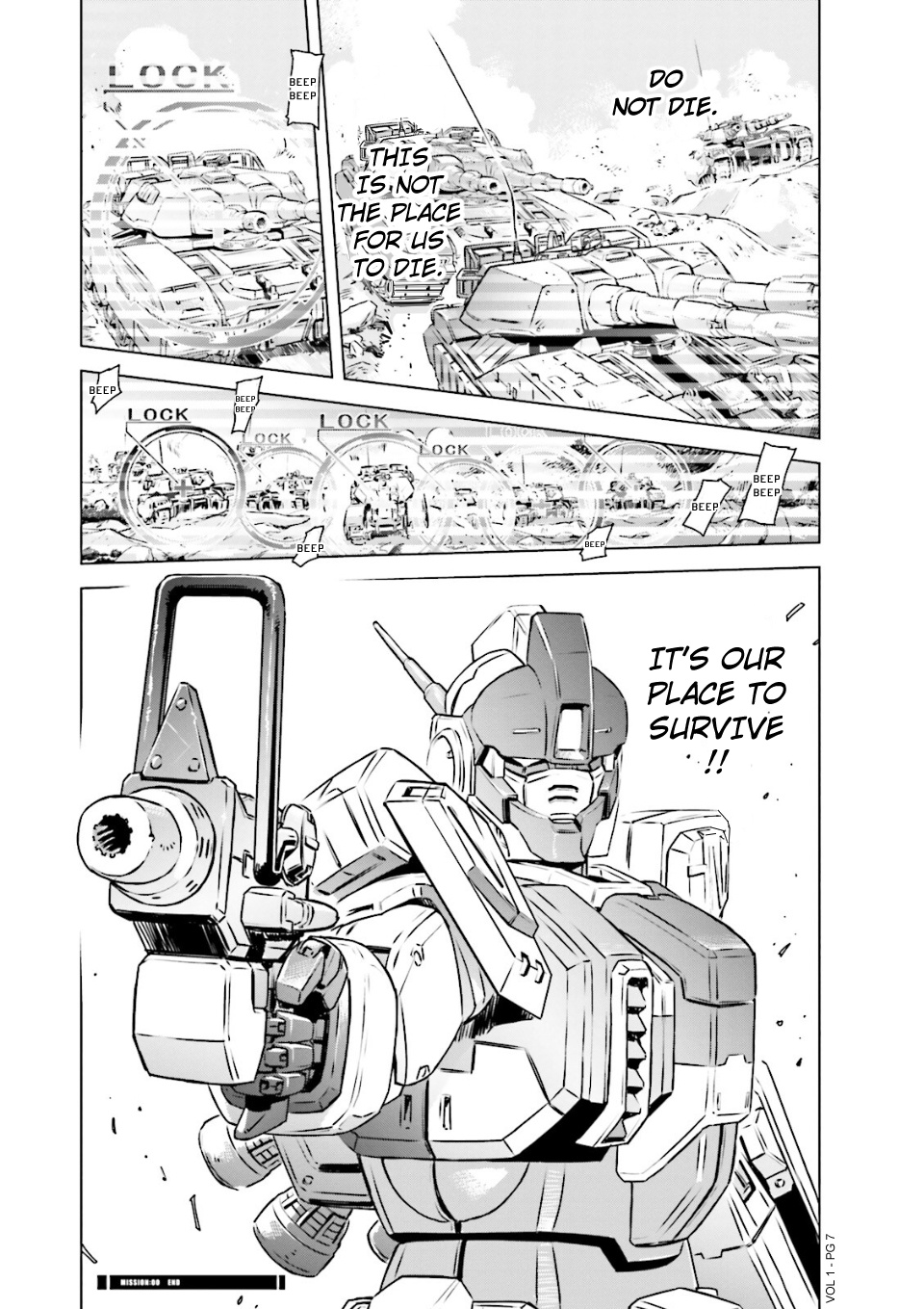 Mobile Suit Gundam Side Story - Missing Link - Vol.1 Chapter 0: Mission: 00