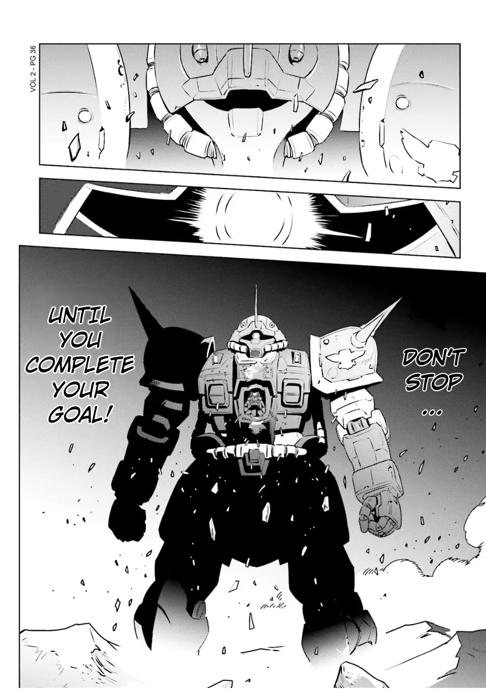 Mobile Suit Gundam Side Story - Missing Link - Vol.2 Chapter 8: Farewell Marchosias, Farewell Comrades