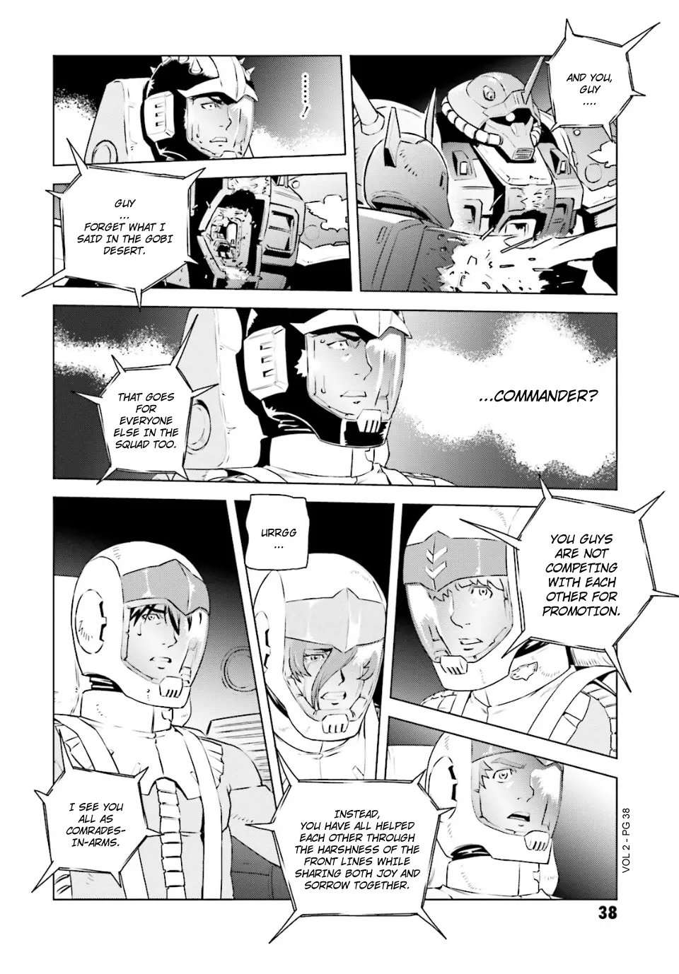 Mobile Suit Gundam Side Story - Missing Link - Vol.2 Chapter 8: Farewell Marchosias, Farewell Comrades