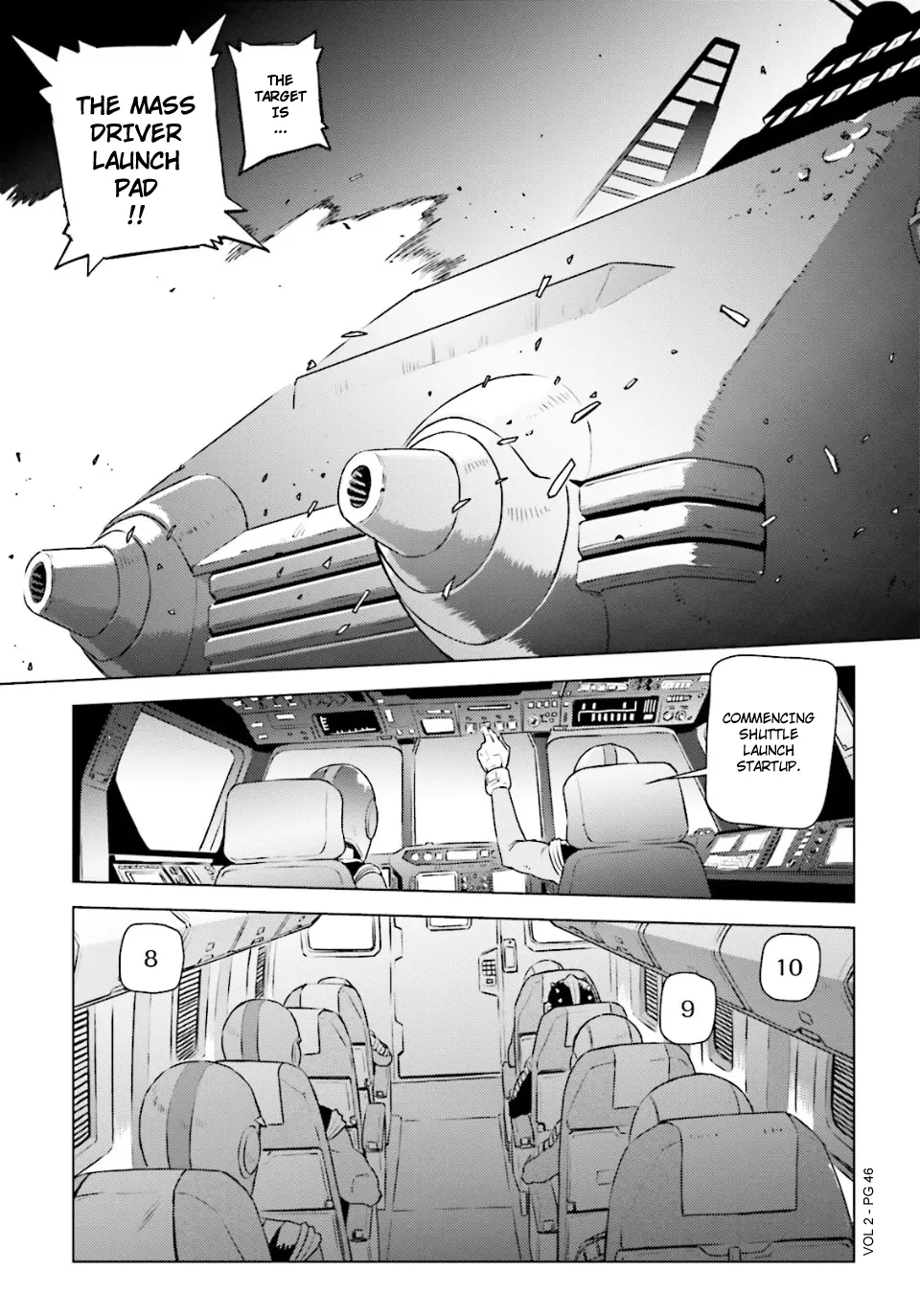 Mobile Suit Gundam Side Story - Missing Link - Vol.2 Chapter 8: Farewell Marchosias, Farewell Comrades