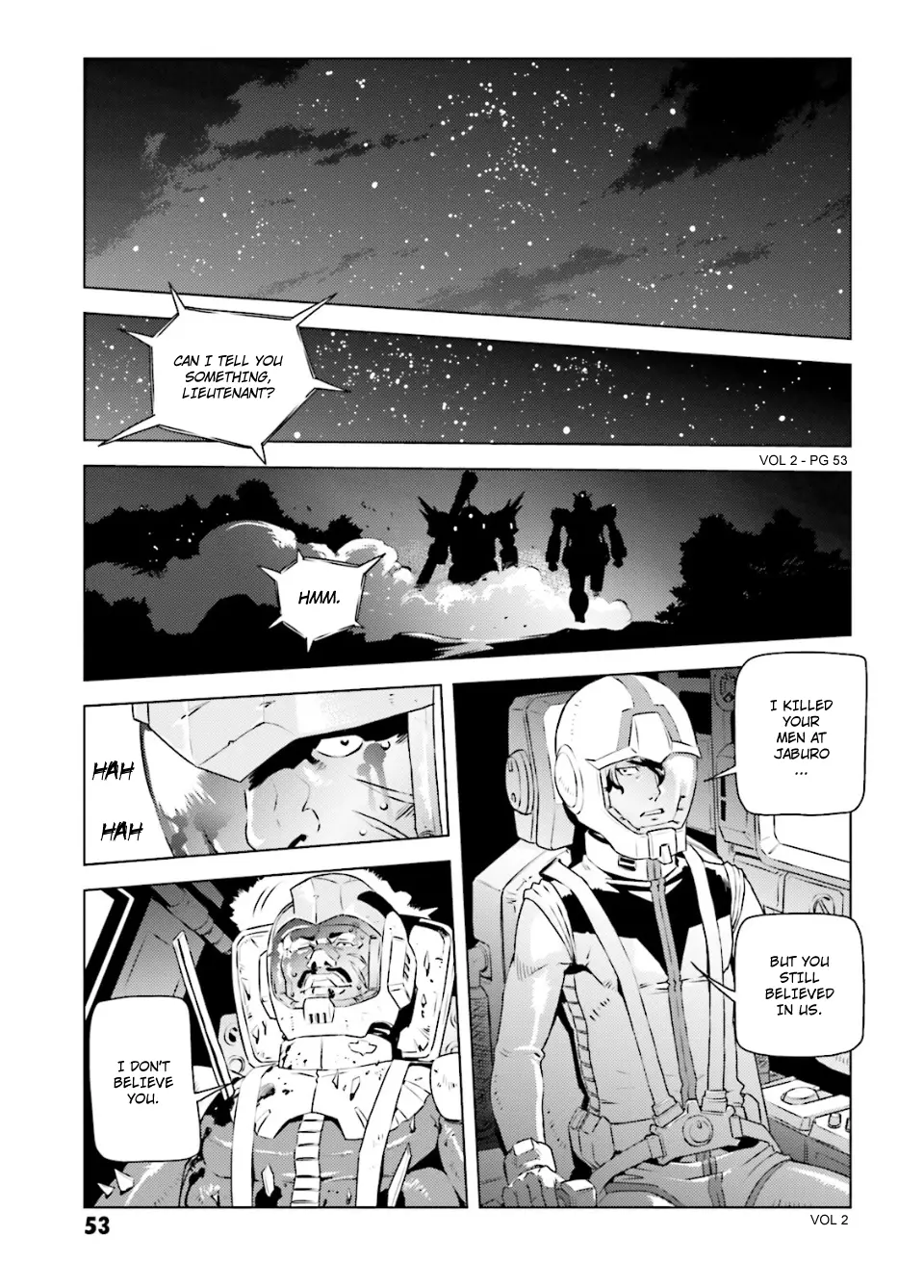 Mobile Suit Gundam Side Story - Missing Link - Vol.2 Chapter 8: Farewell Marchosias, Farewell Comrades