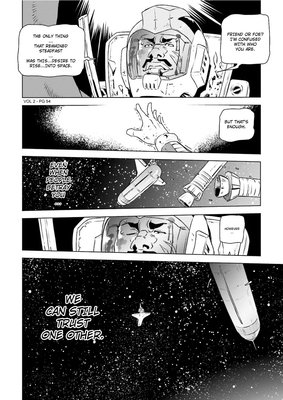 Mobile Suit Gundam Side Story - Missing Link - Vol.2 Chapter 8: Farewell Marchosias, Farewell Comrades