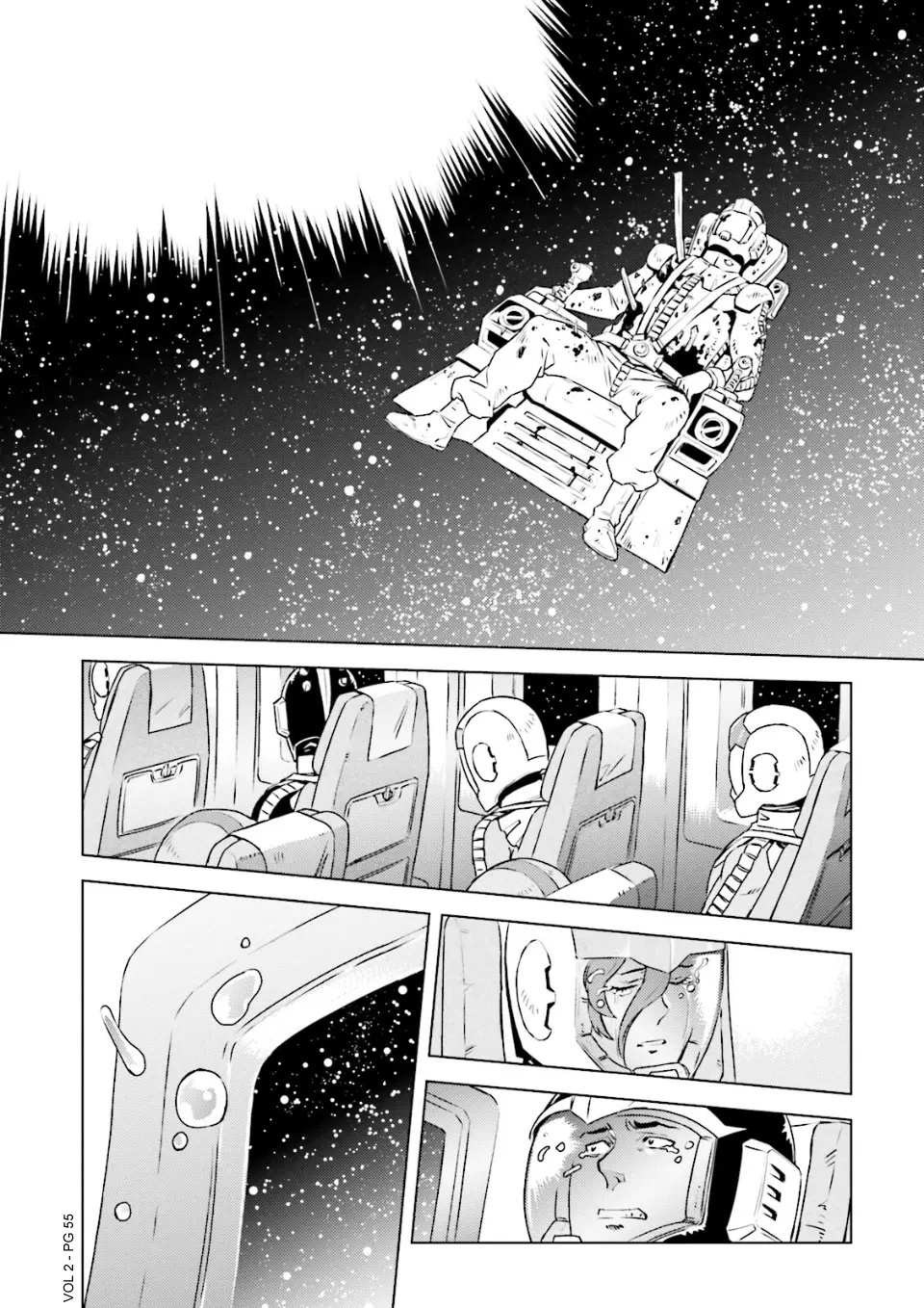 Mobile Suit Gundam Side Story - Missing Link - Vol.2 Chapter 8: Farewell Marchosias, Farewell Comrades