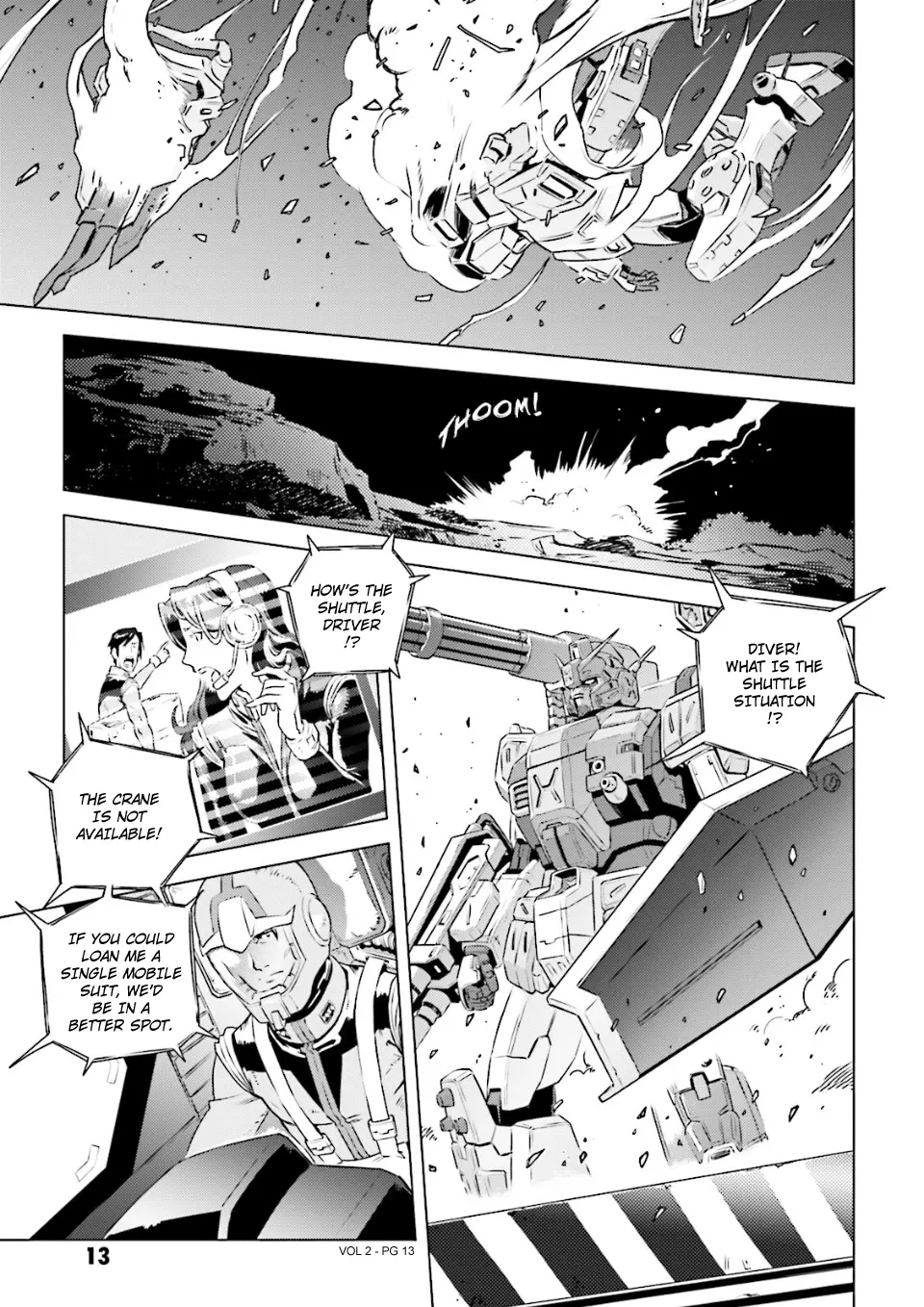 Mobile Suit Gundam Side Story - Missing Link - Vol.2 Chapter 7: Contact