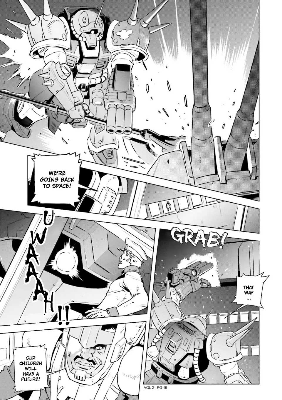 Mobile Suit Gundam Side Story - Missing Link - Vol.2 Chapter 7: Contact