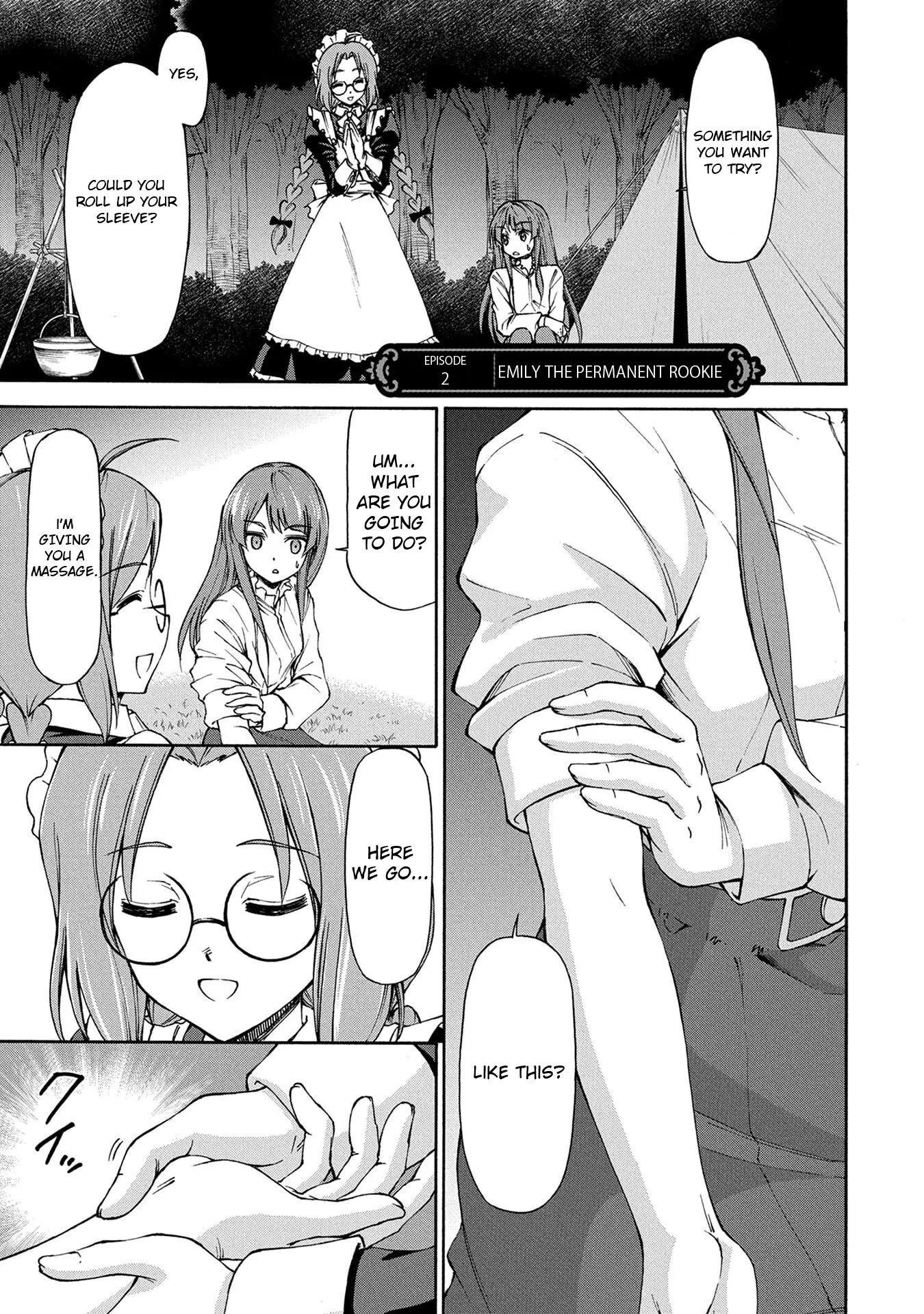 Maid Nara Touzen Desu. ~Nureginu Wo Kiserareta Bannou Maid-San Wa Tabi Ni Deru Koto Ni Shimashita.~ - Vol.1 Chapter 2: Episode 2: Emily The Permanent Rookie