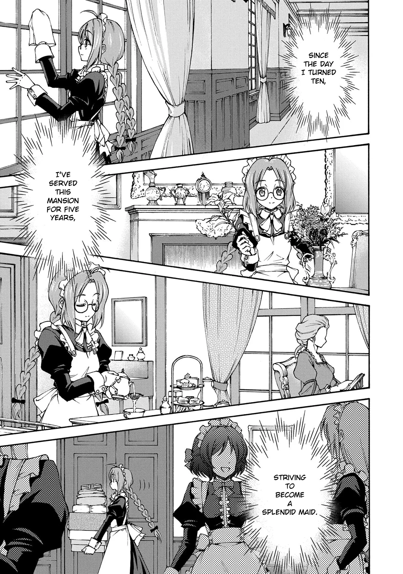 Maid Nara Touzen Desu. ~Nureginu Wo Kiserareta Bannou Maid-San Wa Tabi Ni Deru Koto Ni Shimashita.~ - Vol.1 Chapter 1: The Million Gold Maid