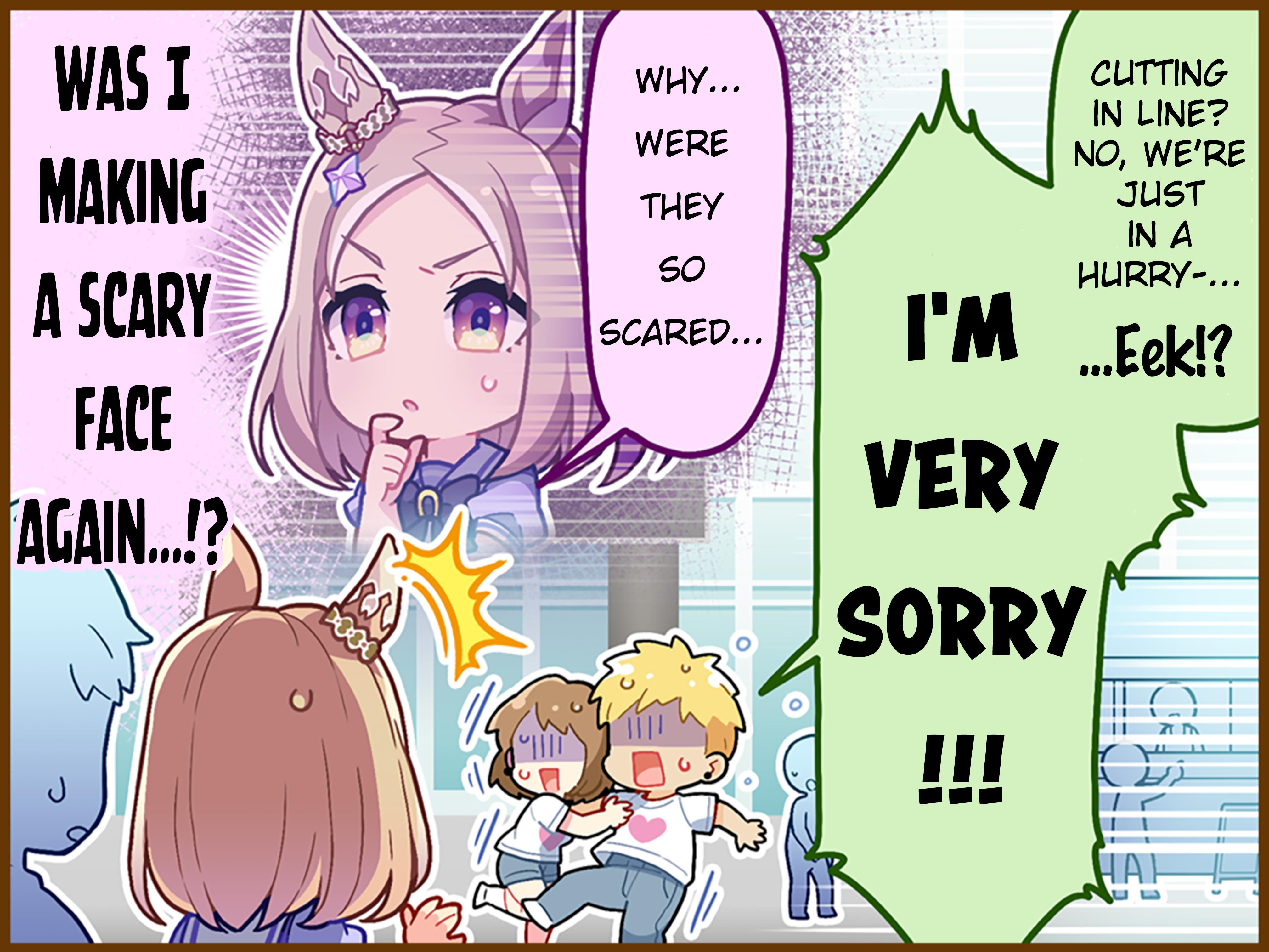 Uma Musume Pretty Derby 1-Panel Comic Strip - Chapter 77.2: Narita Top Road-Hate Evil, Not People