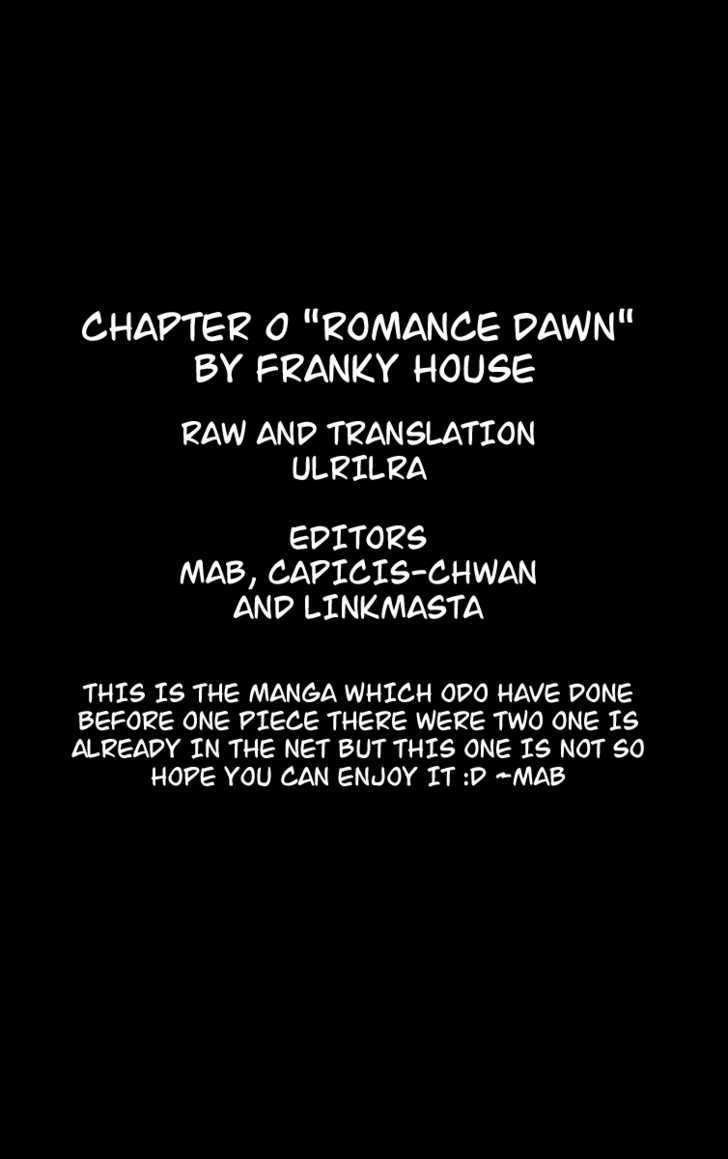 Romance Dawn - Vol.1 Chapter 1 : One Piece: Romance Dawn