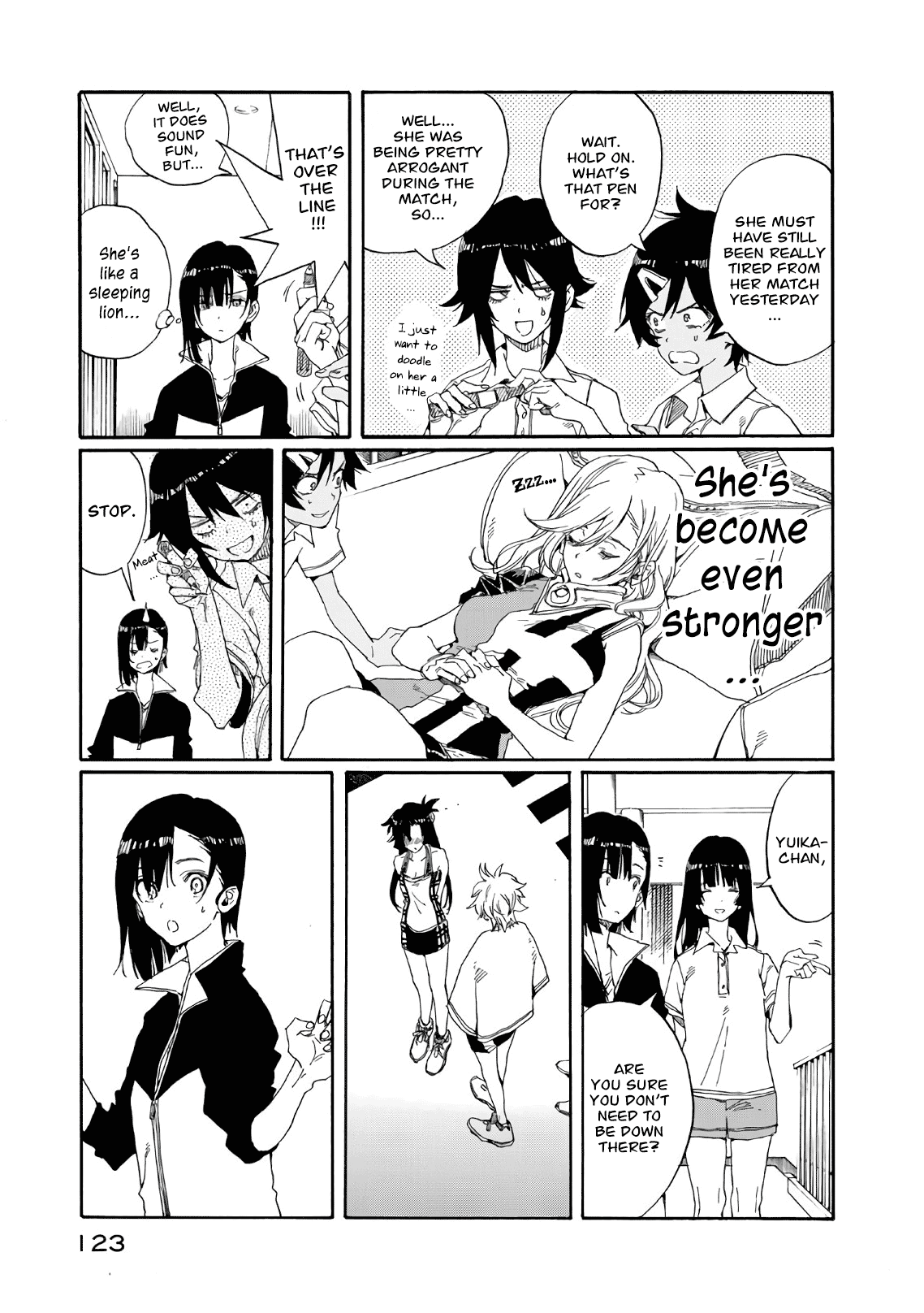 Hanebado! - Vol.15 Chapter 73: Resolve